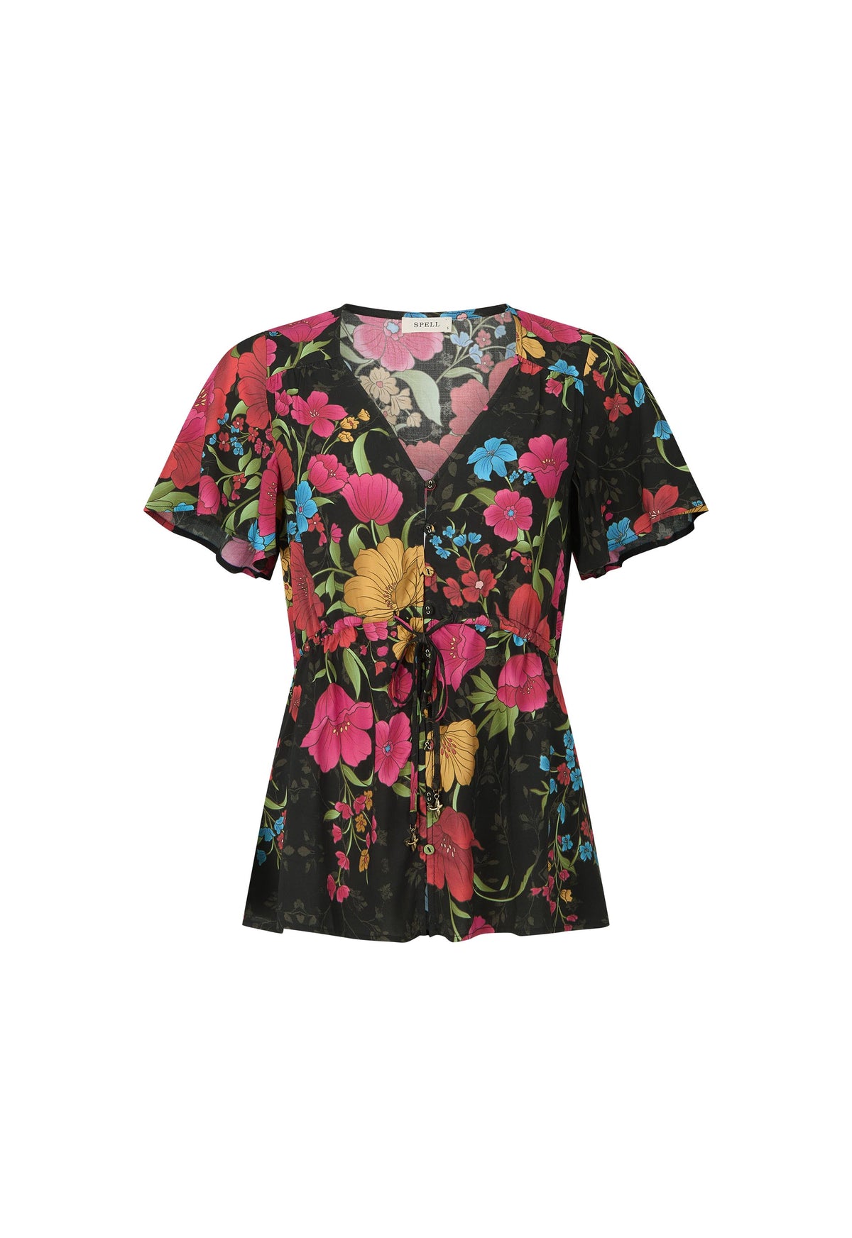 Isola Blouse - Midnight Bloom