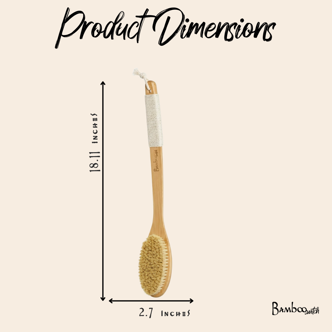 Bamboo Dry Brush | Curved | Earth Day Bestseller