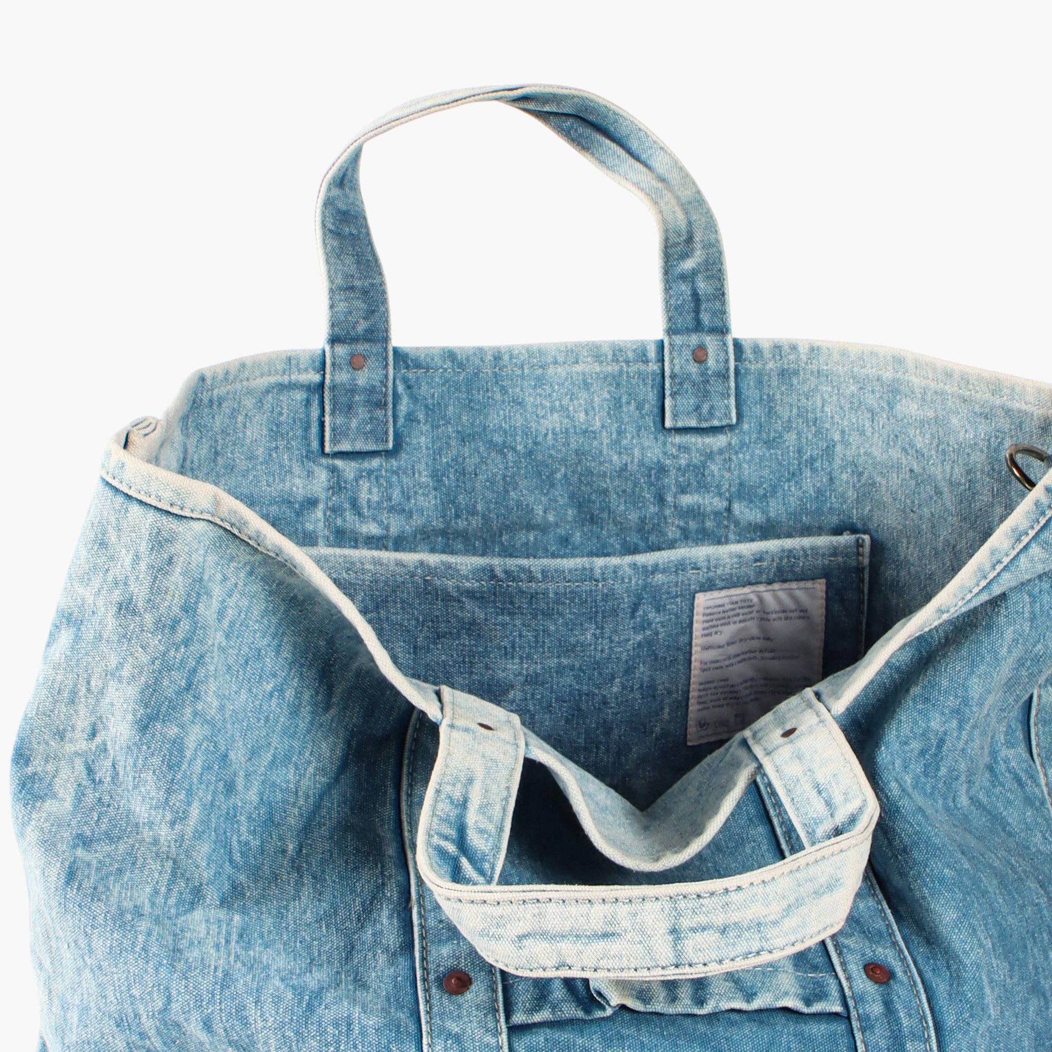 Electrician Tote | Acid Wash in soft acid wash fabric with sturdy handles and spacious interior for everyday use