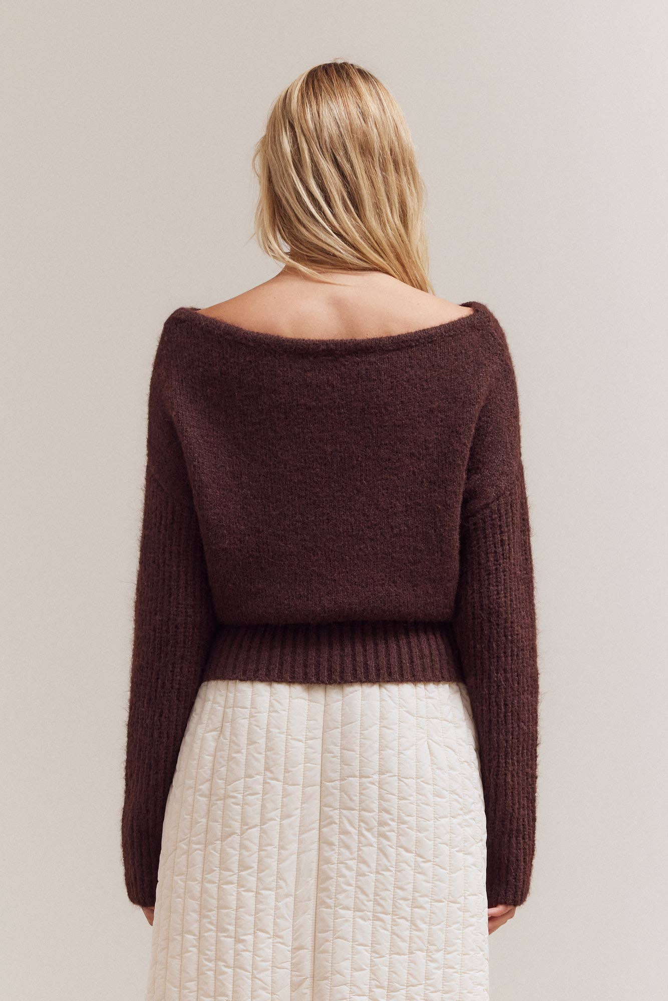 The Moonlit Off-Shoulder Sweater
