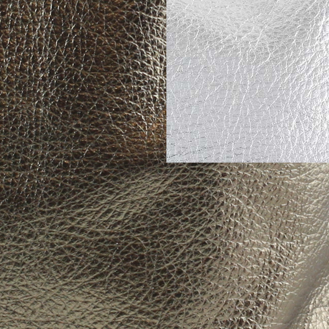 Metallic Leather Keychains: 5 SHAPES!