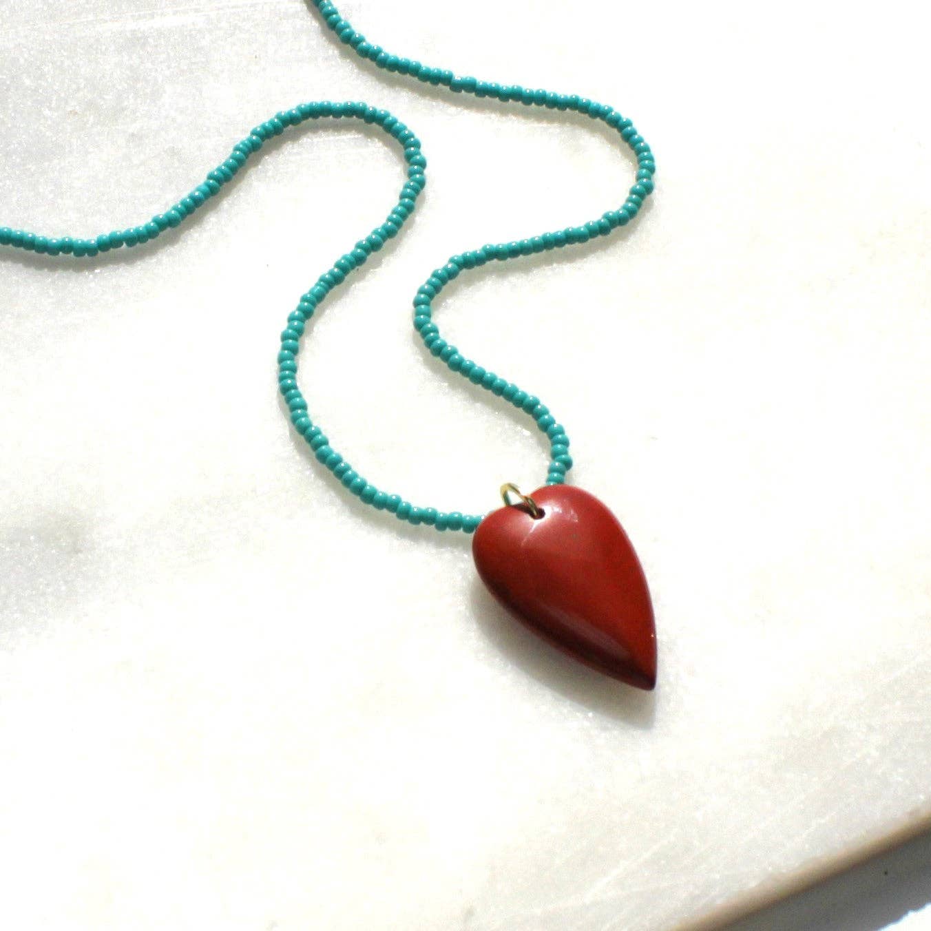 Esti Stone Heart Necklace