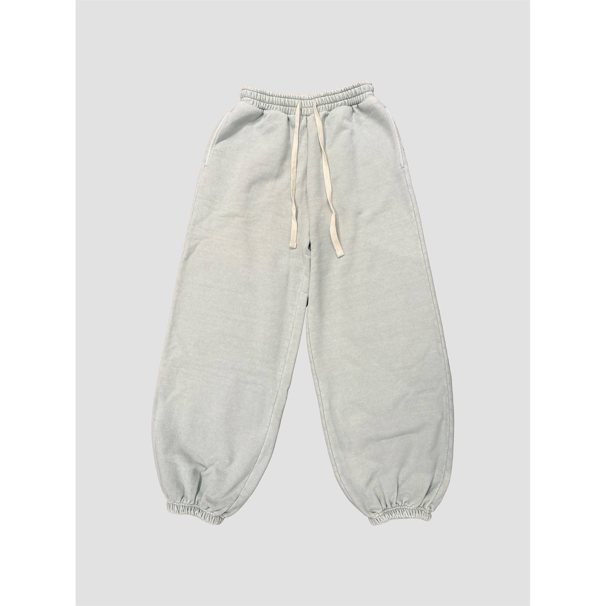Acid Wash Wide Jogger Sweat Pants