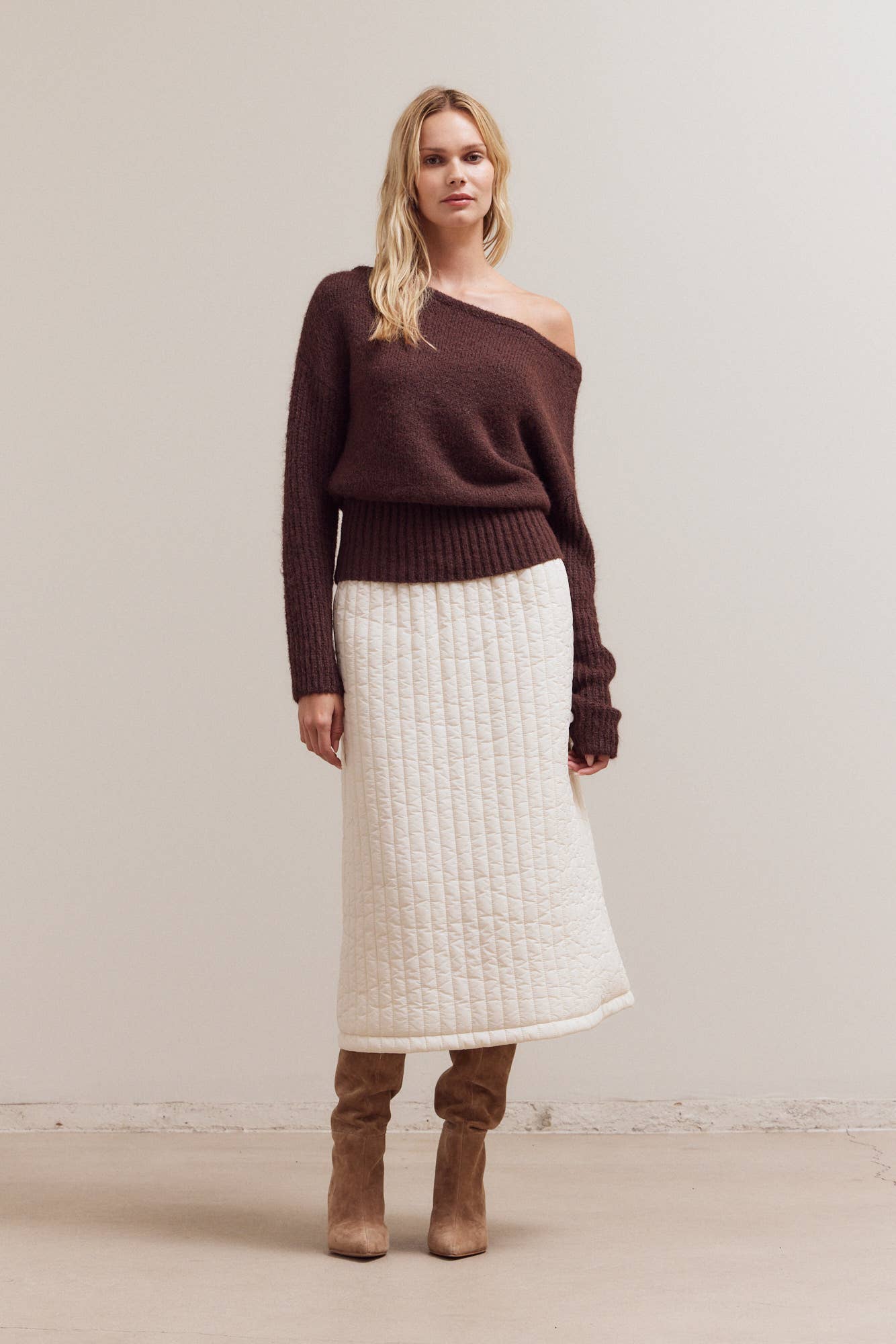 The Moonlit Off-Shoulder Sweater