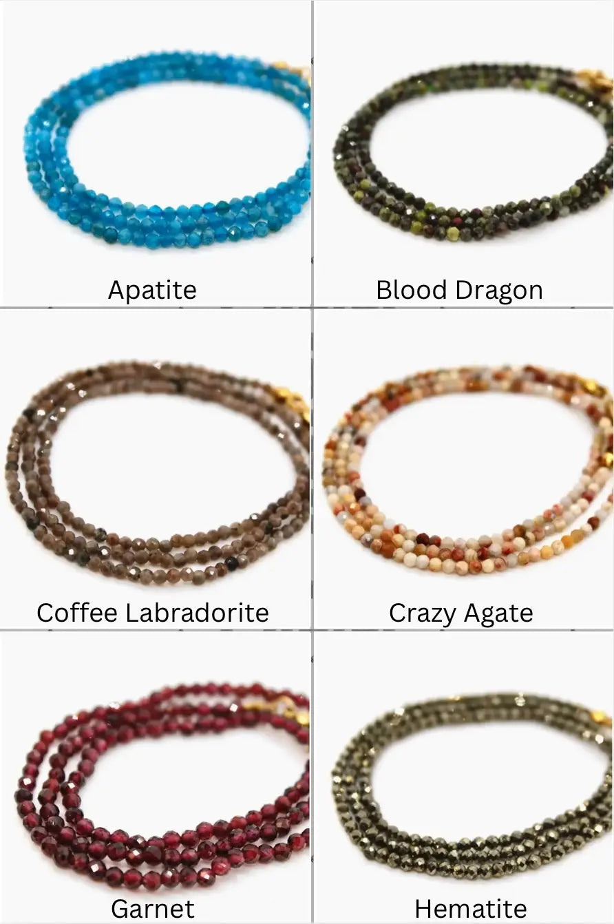 #1 Seller - Evil Eye Heart Faceted Short Stone Necklace