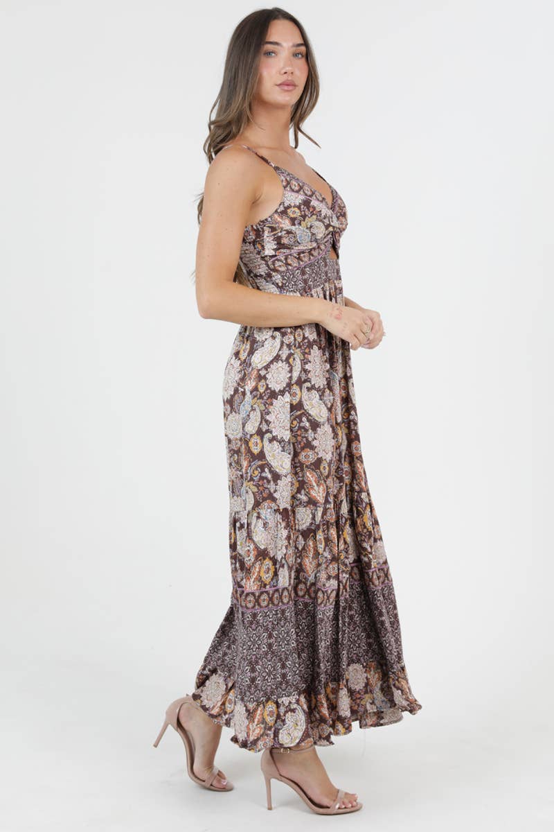 Desert Mosaic Maxi Dress