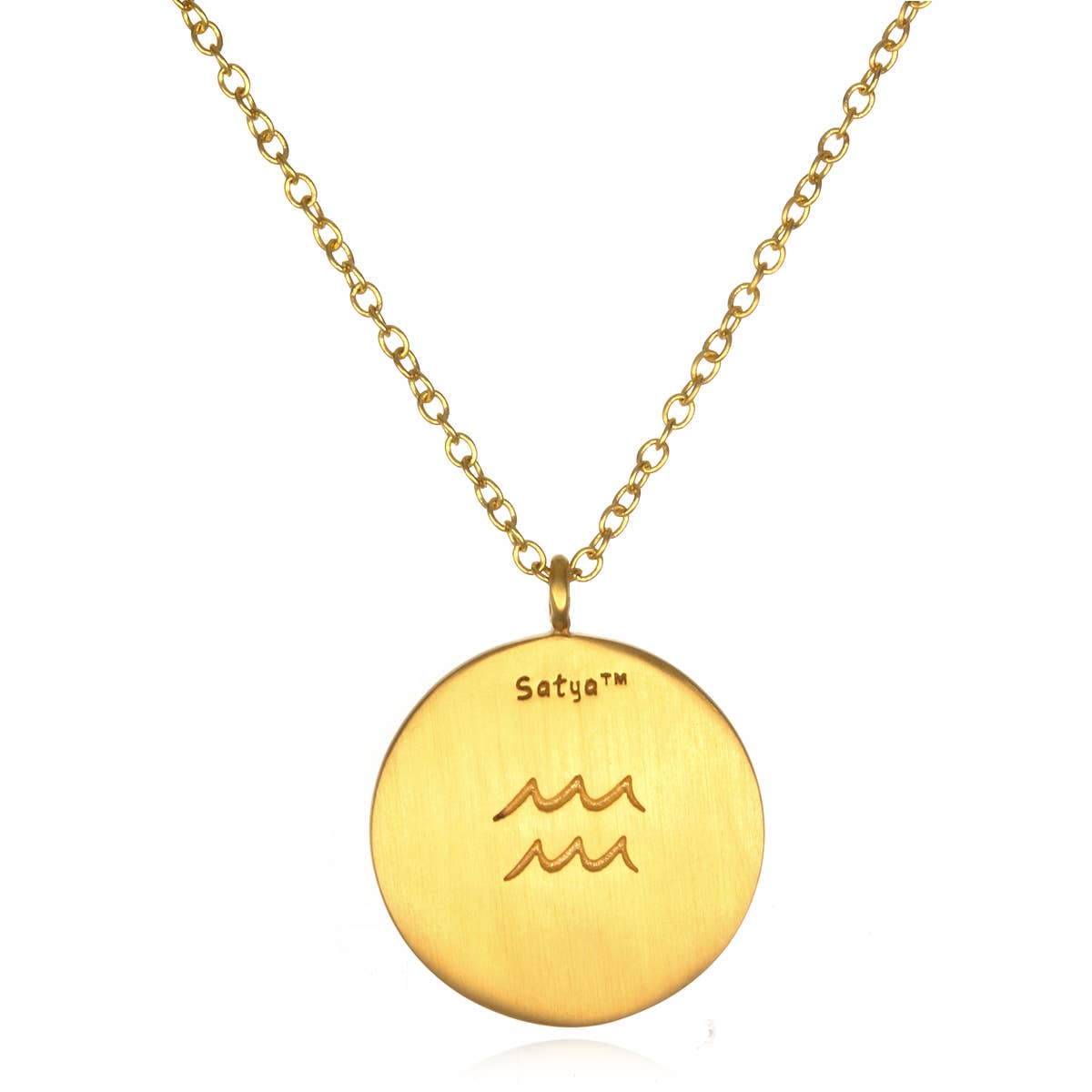 Gunmetal Zodiac Constellation Necklace 18"