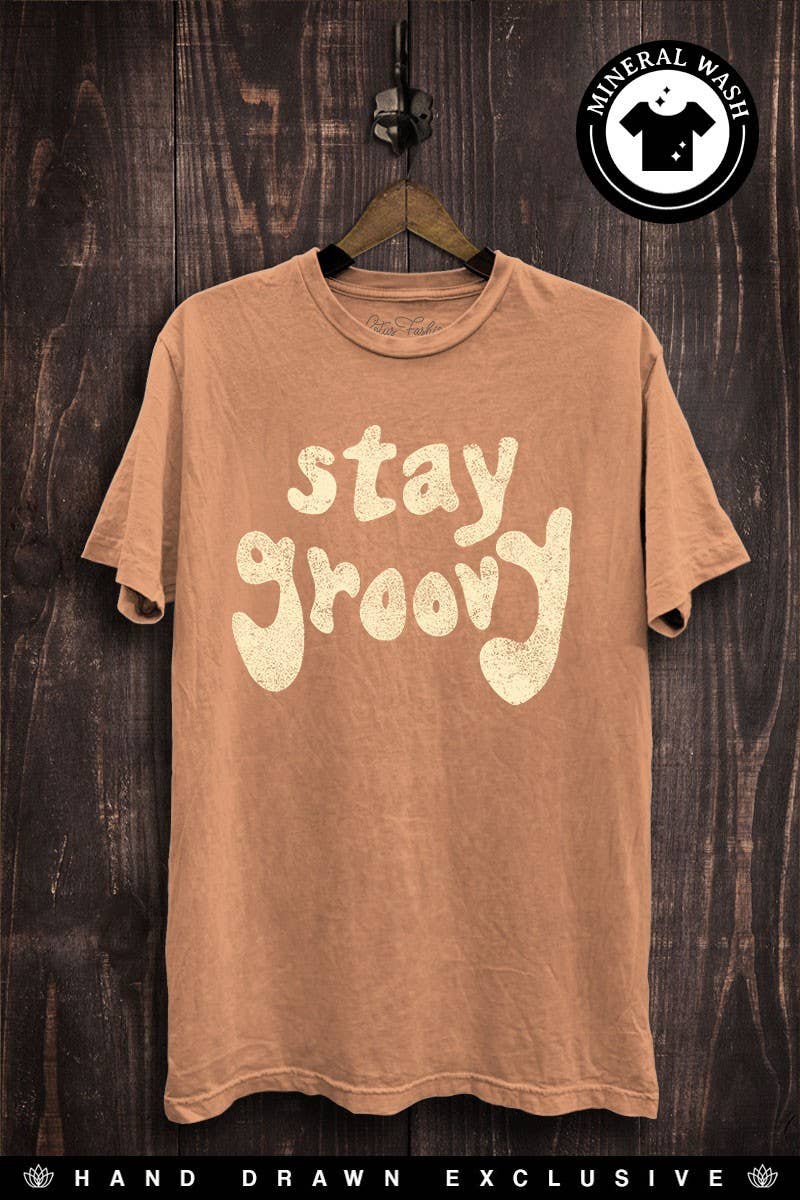 Stay Groovy Graphic Top