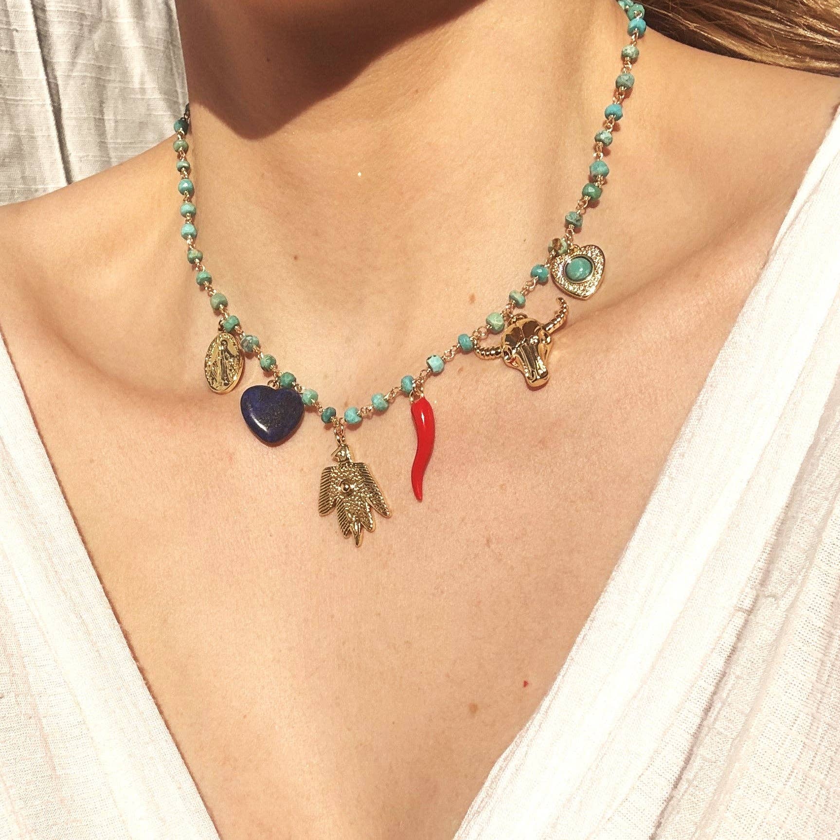 Desert Spirit Charm Necklace