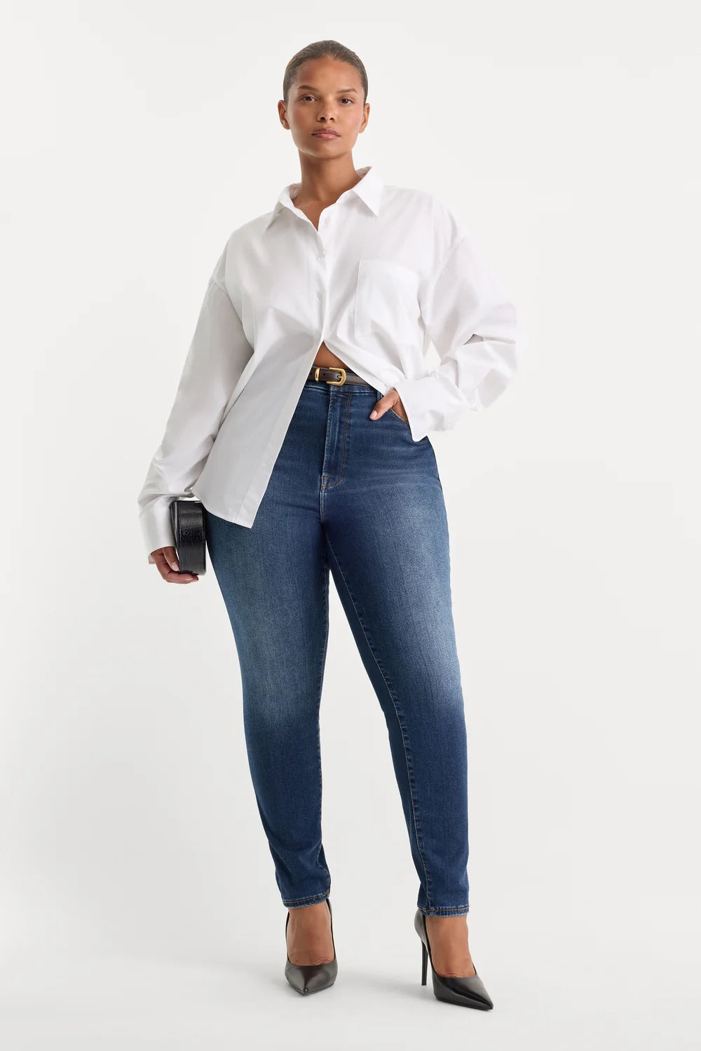 Always Fits Good Legs Skinny Indigo - Jeans by Good American