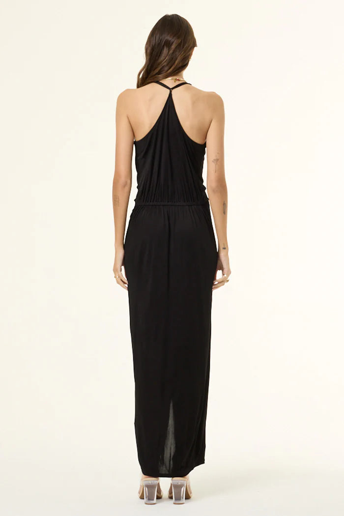 Siren Jersey Slip Dress | Black by Young Fabulous and Broke