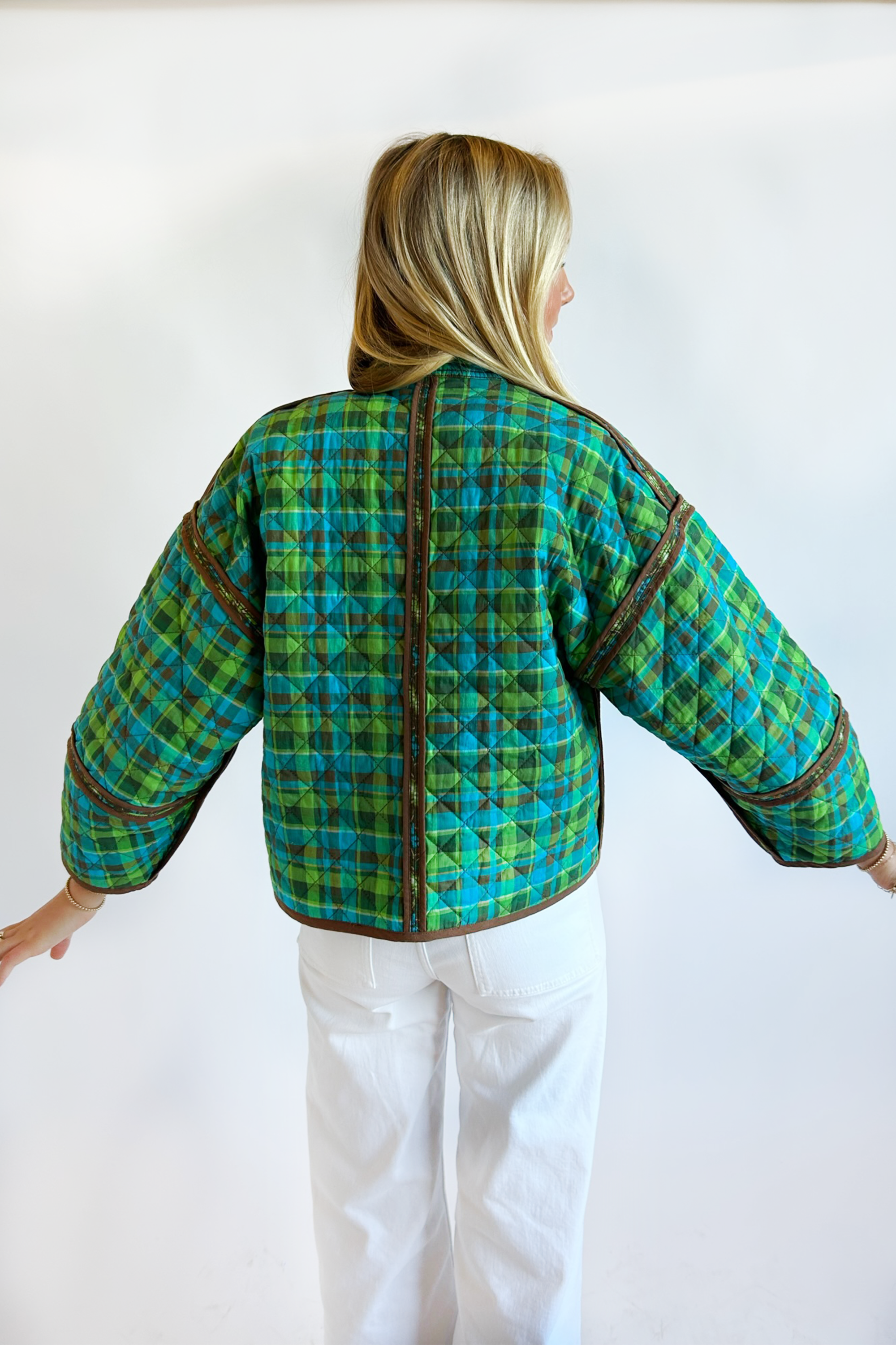 The Eloise Reversible Quilted Jacket - Crown Jewel