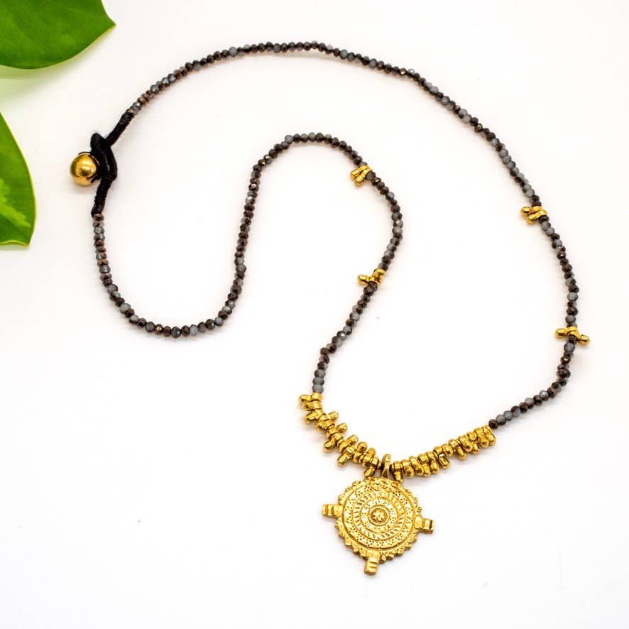 Beaded Amulet Necklace