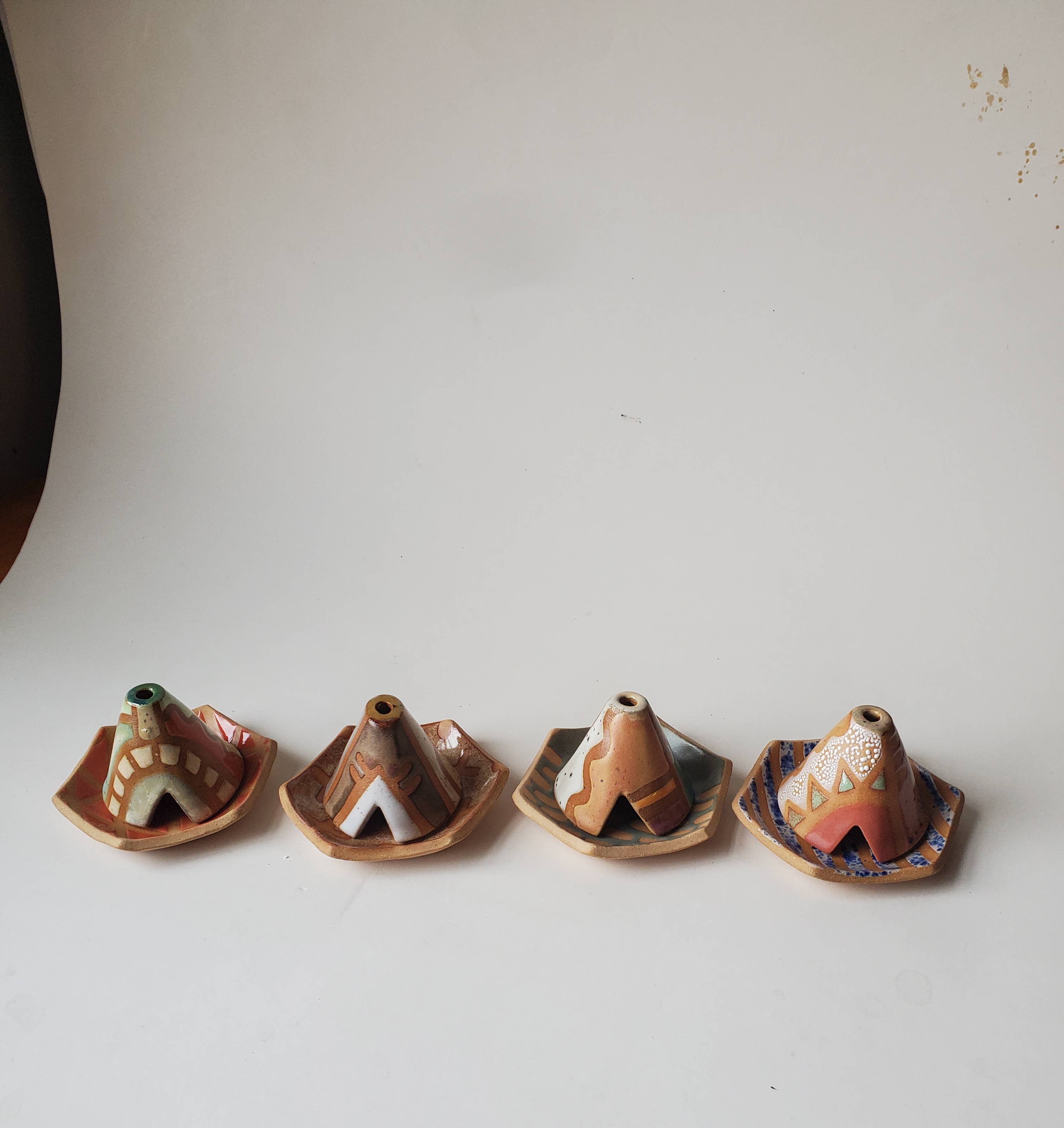 Incense Teepee and Plate