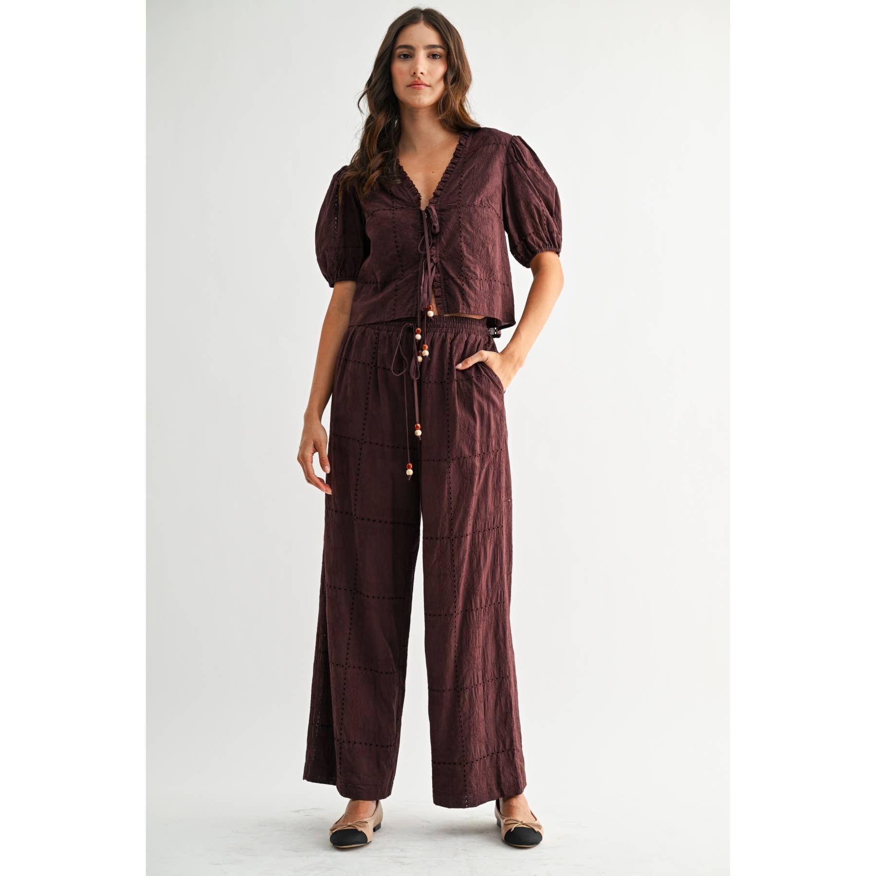 EMBO PUFF SLEEVE TOP