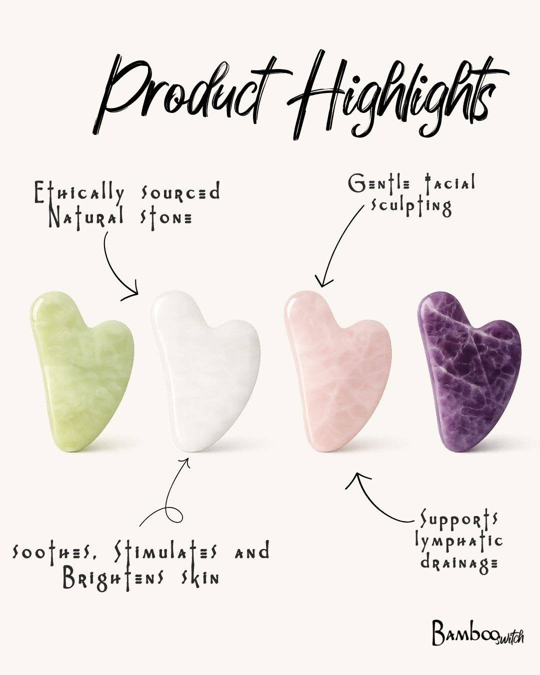 Gua Sha Stone | Facial Stone | Self Care Bestseller