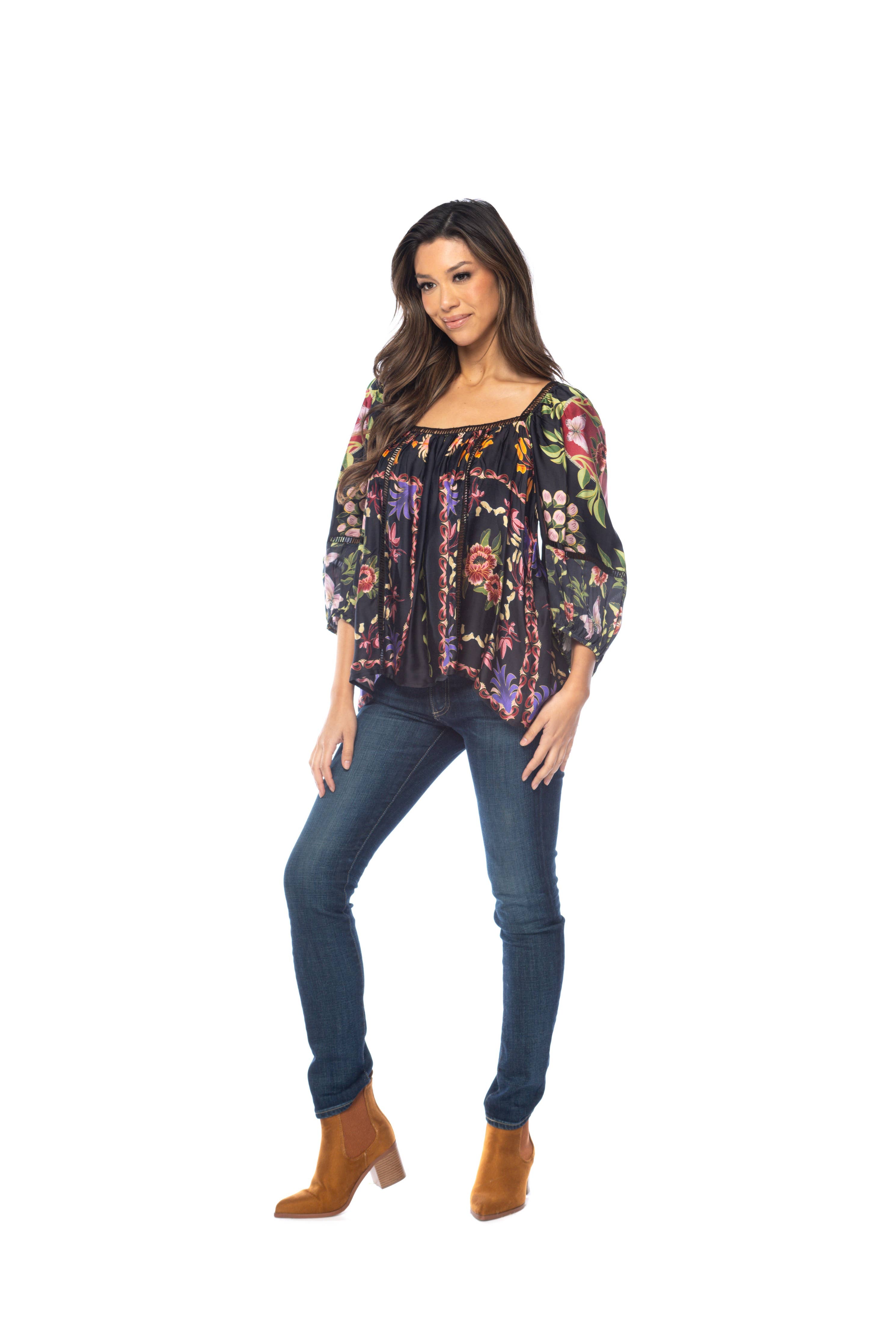 Paradise Babe Flowy Blouse