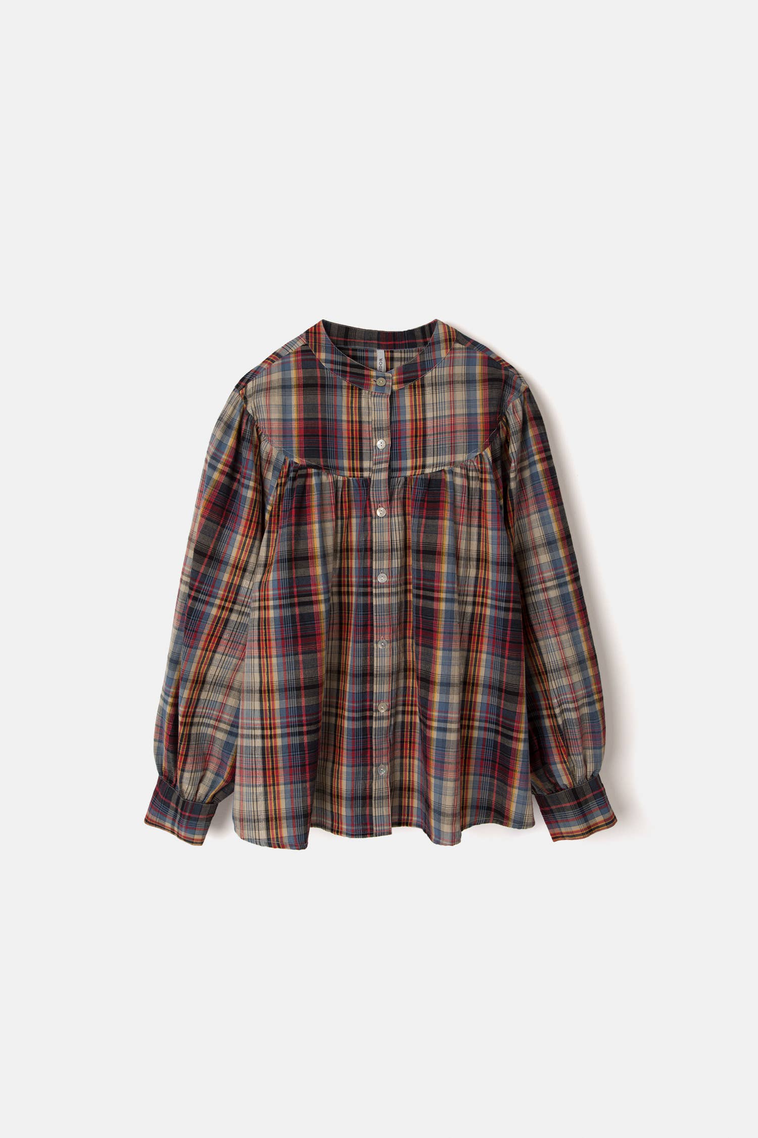 Checked Plaid Blouse