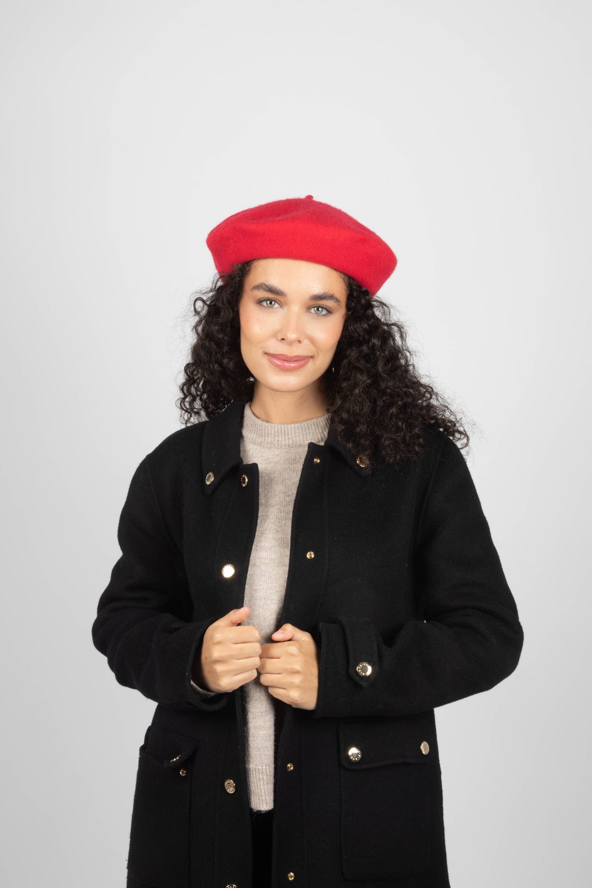 Solid Wool Beret Fall Winter Hats
