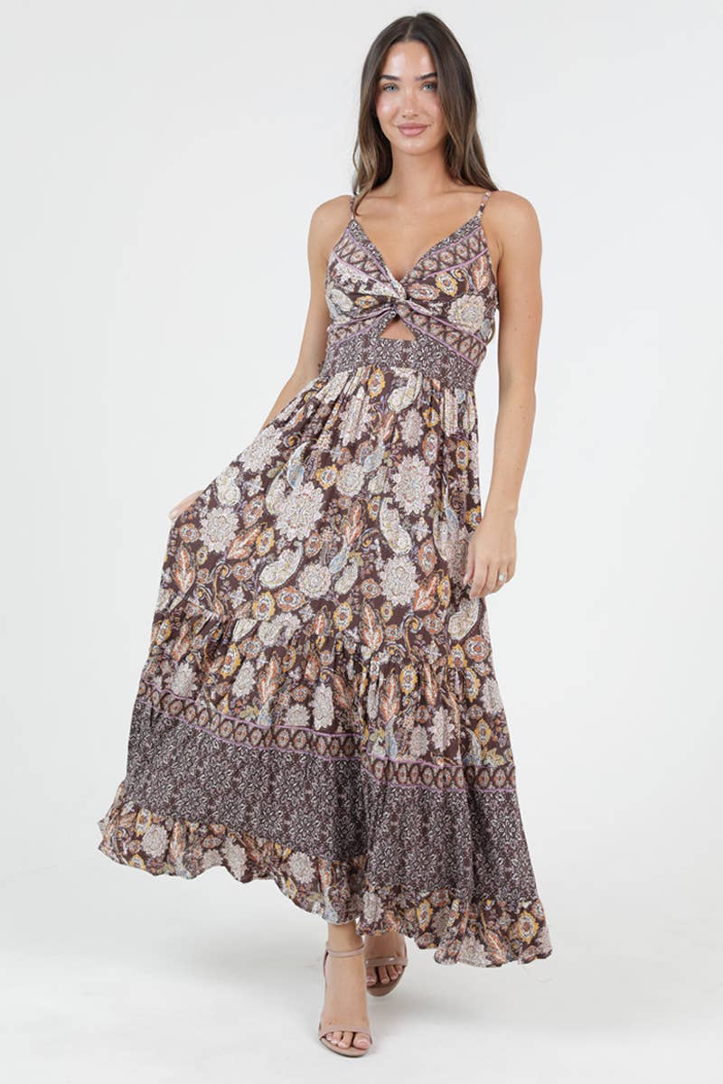 Desert Mosaic Maxi Dress