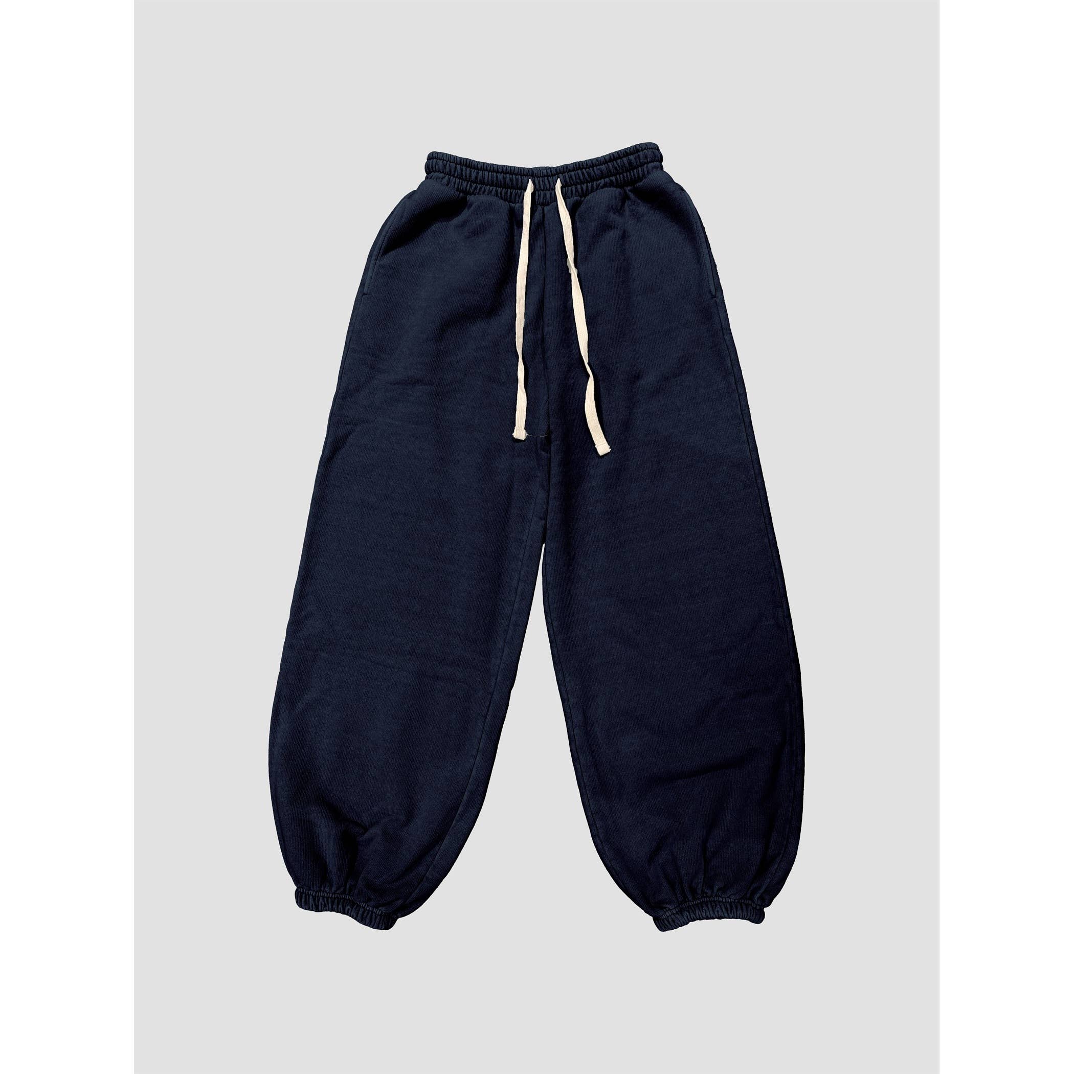 Acid Wash Wide Jogger Sweat Pants