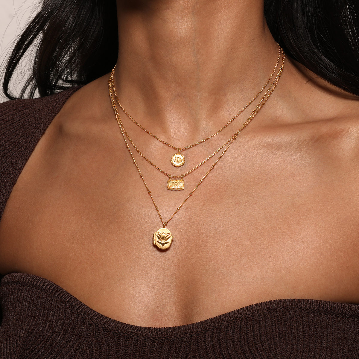 Transformation Lotus Necklace