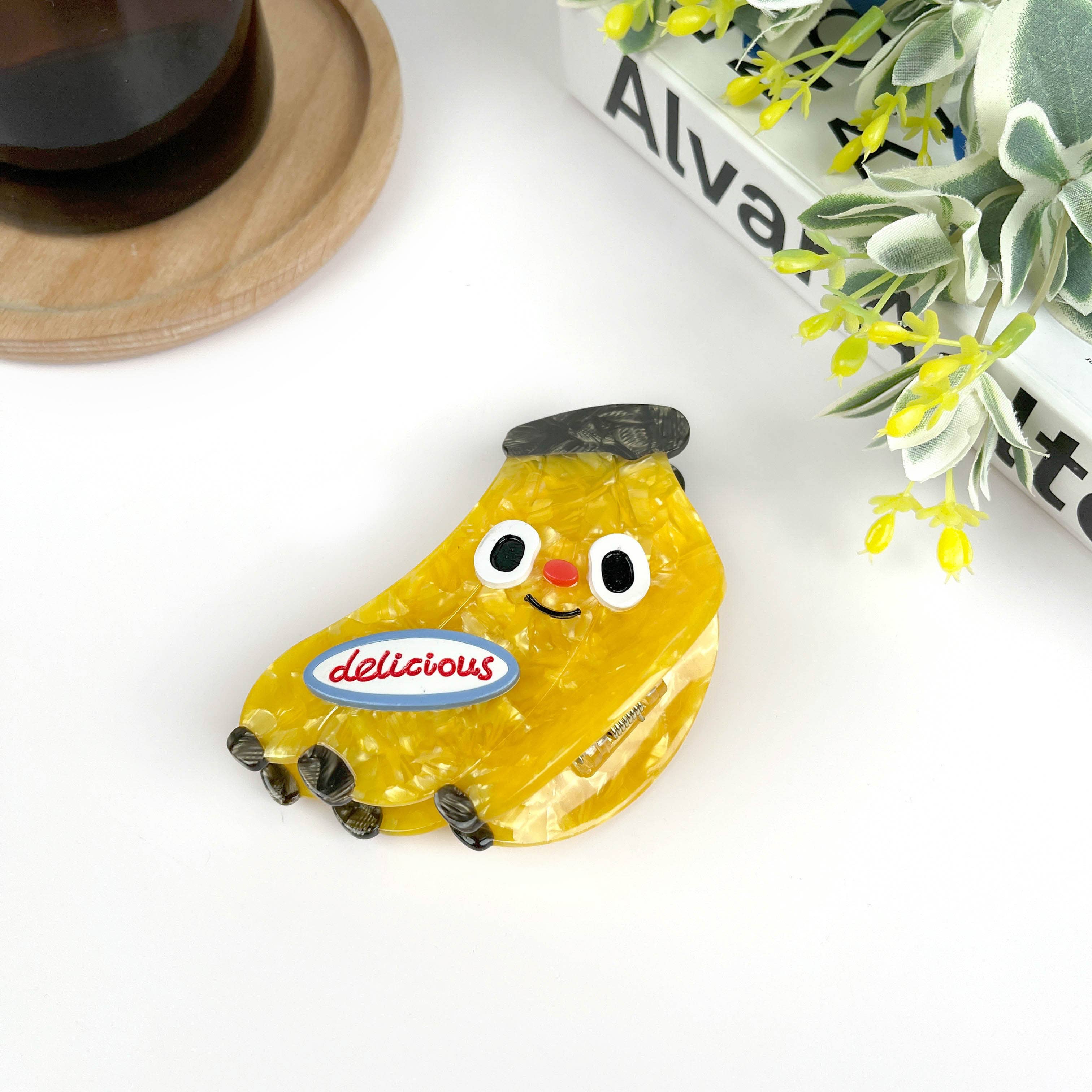 Banana Monster Hair Clip