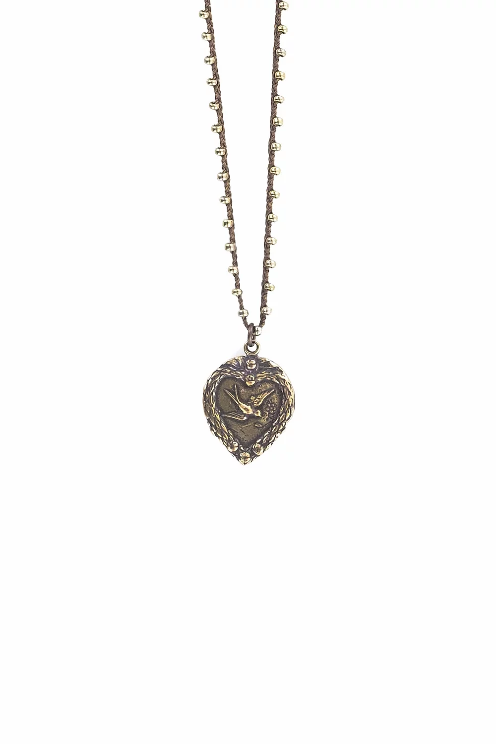 Dove Heart Necklace