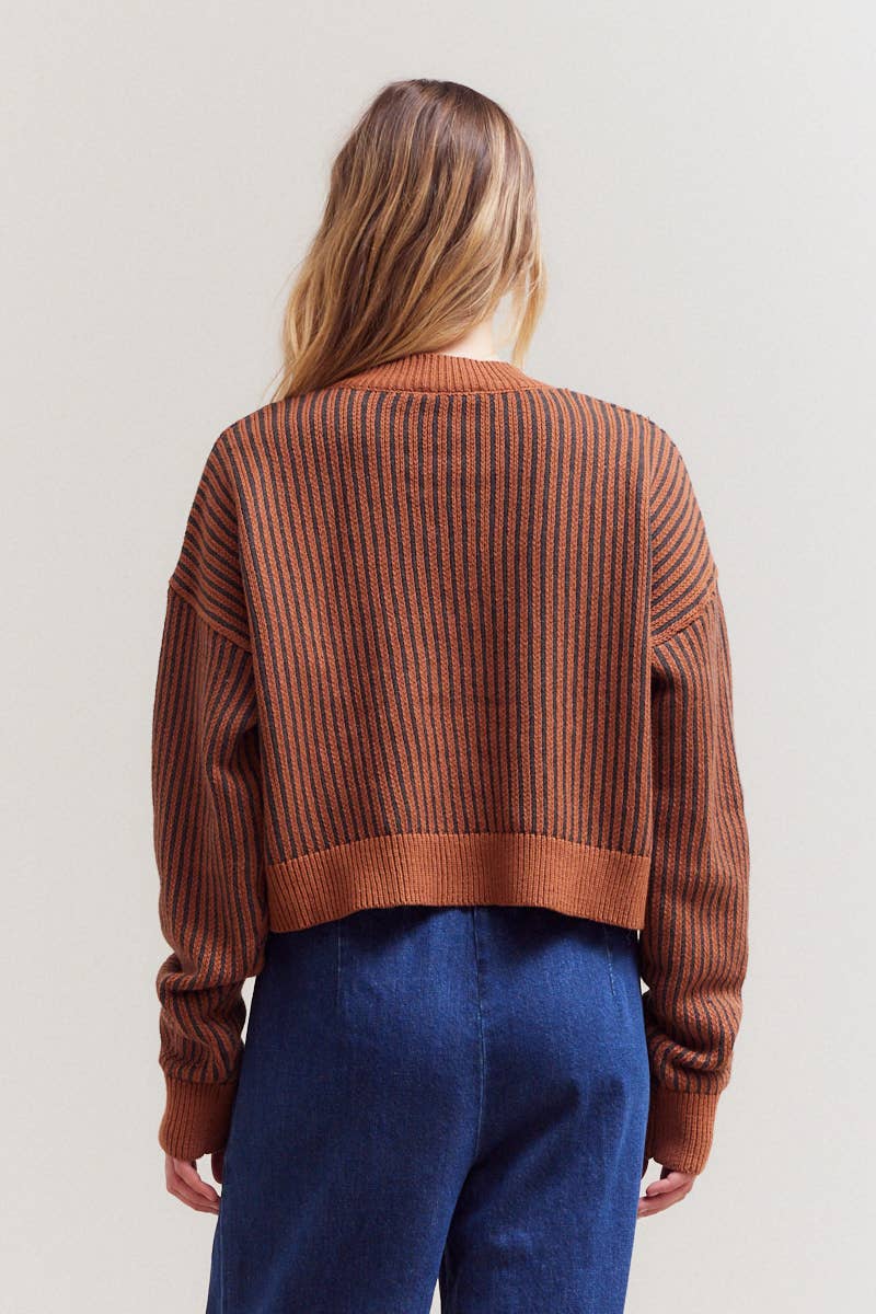 Classic Knitted Button-Up Cardigan