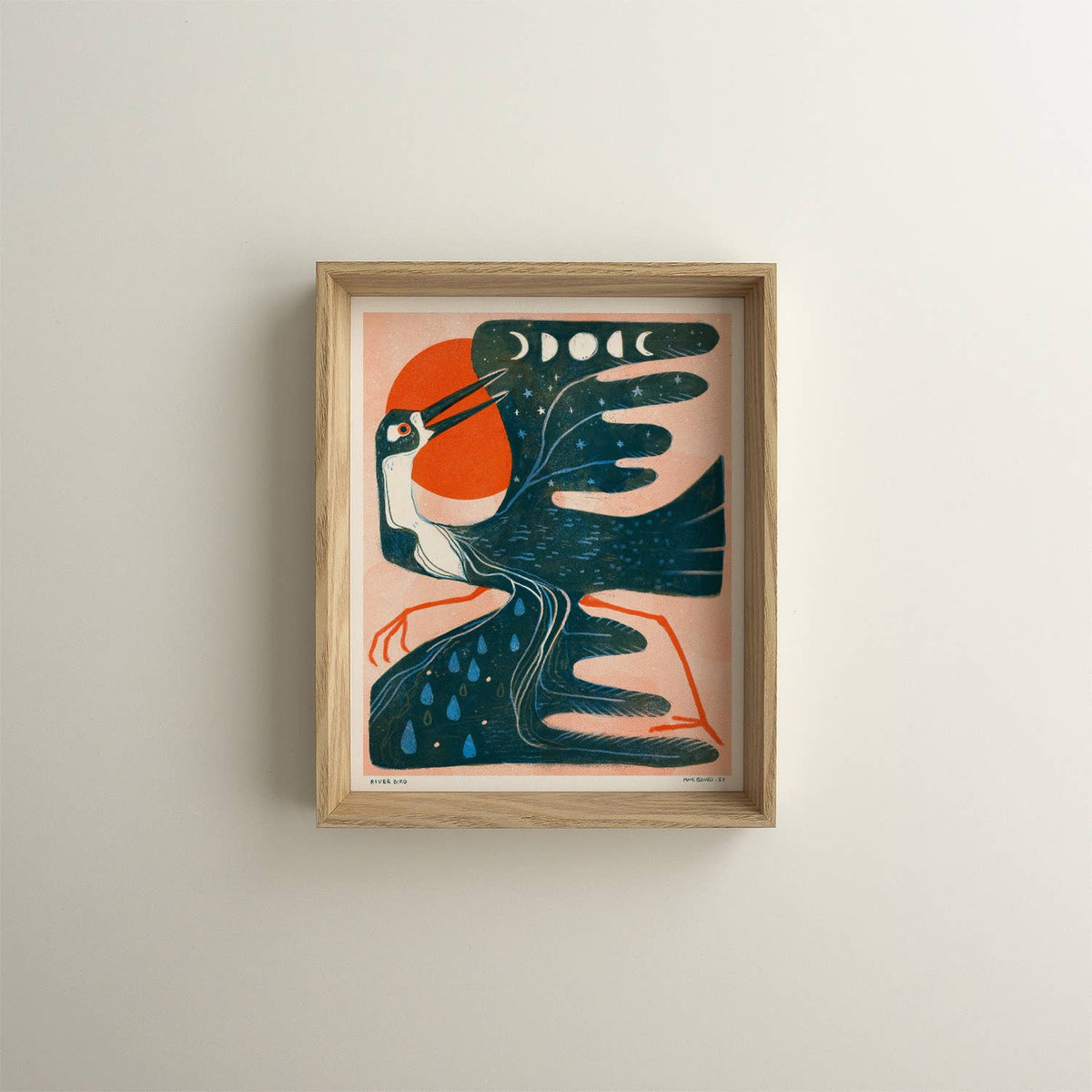 Riverbird - 8x10 Nature Wilderness Art Print