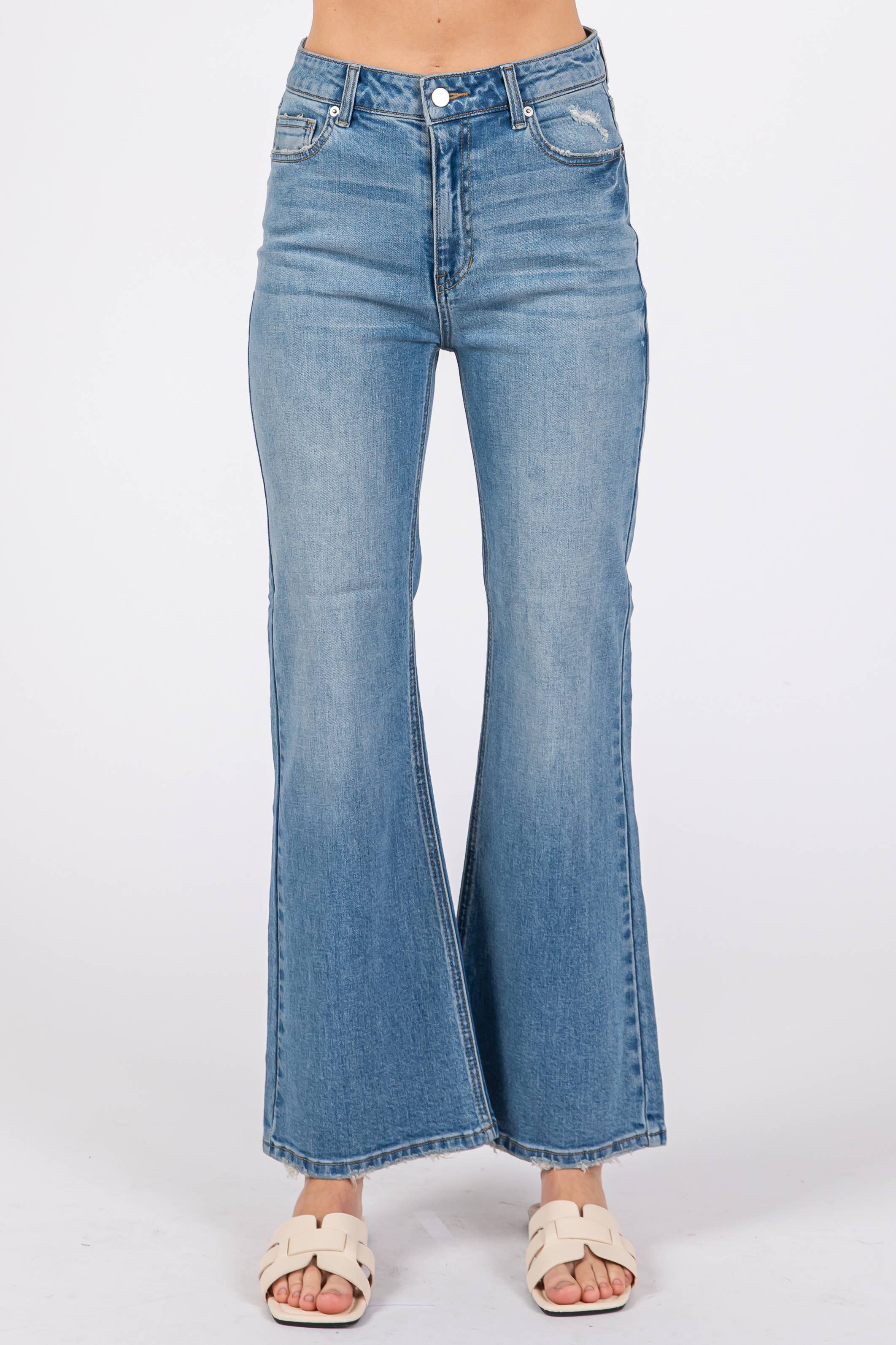 Medium Almost Rigid Sicily Jean