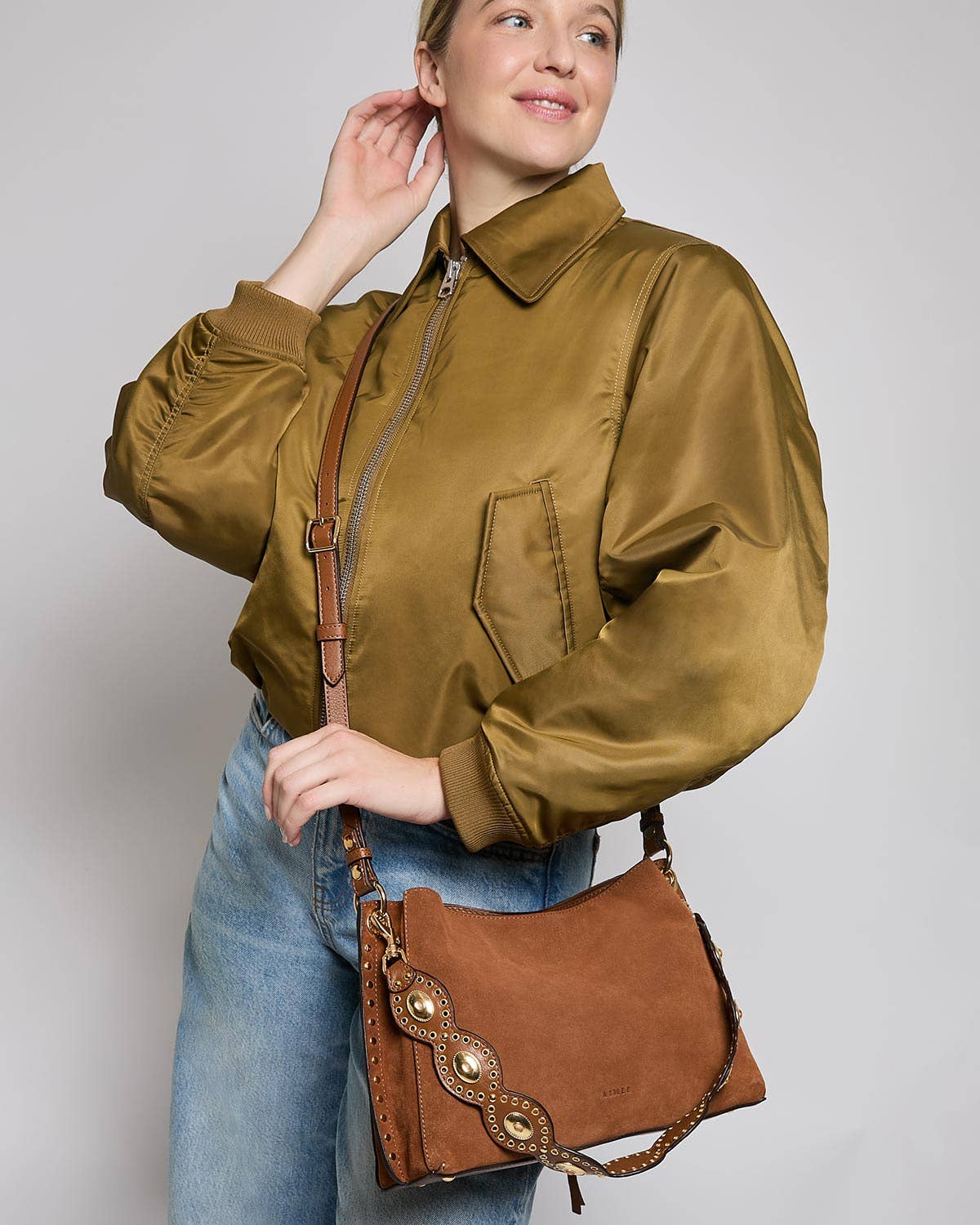 Roma Double Entry Shoulder Bag