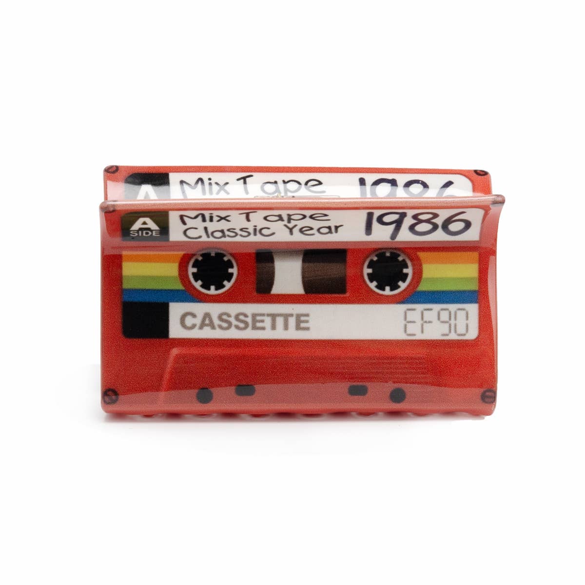 Mix Tape Classic Year 1986 Cassette Hair Claw Clip