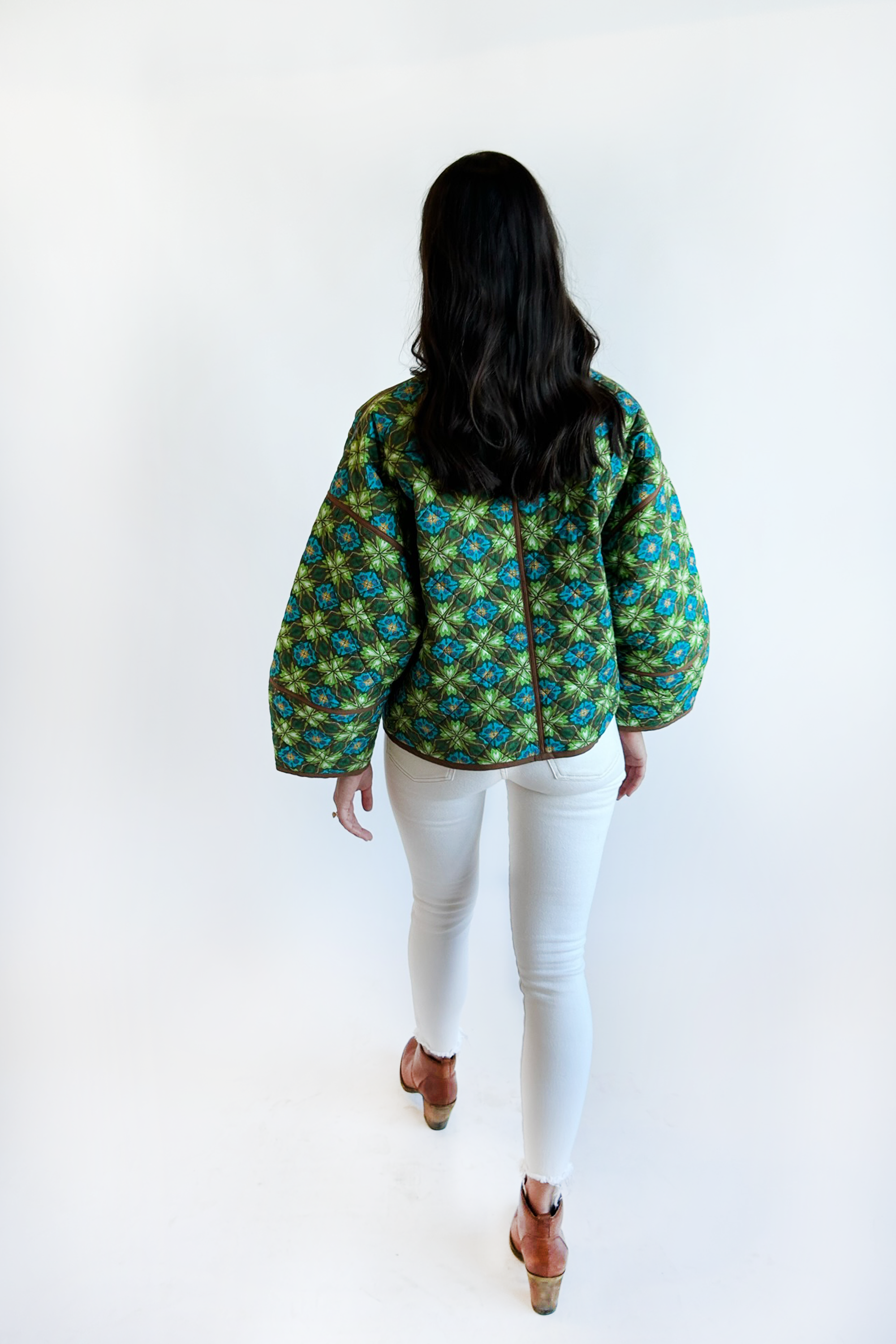 The Eloise Reversible Quilted Jacket - Crown Jewel