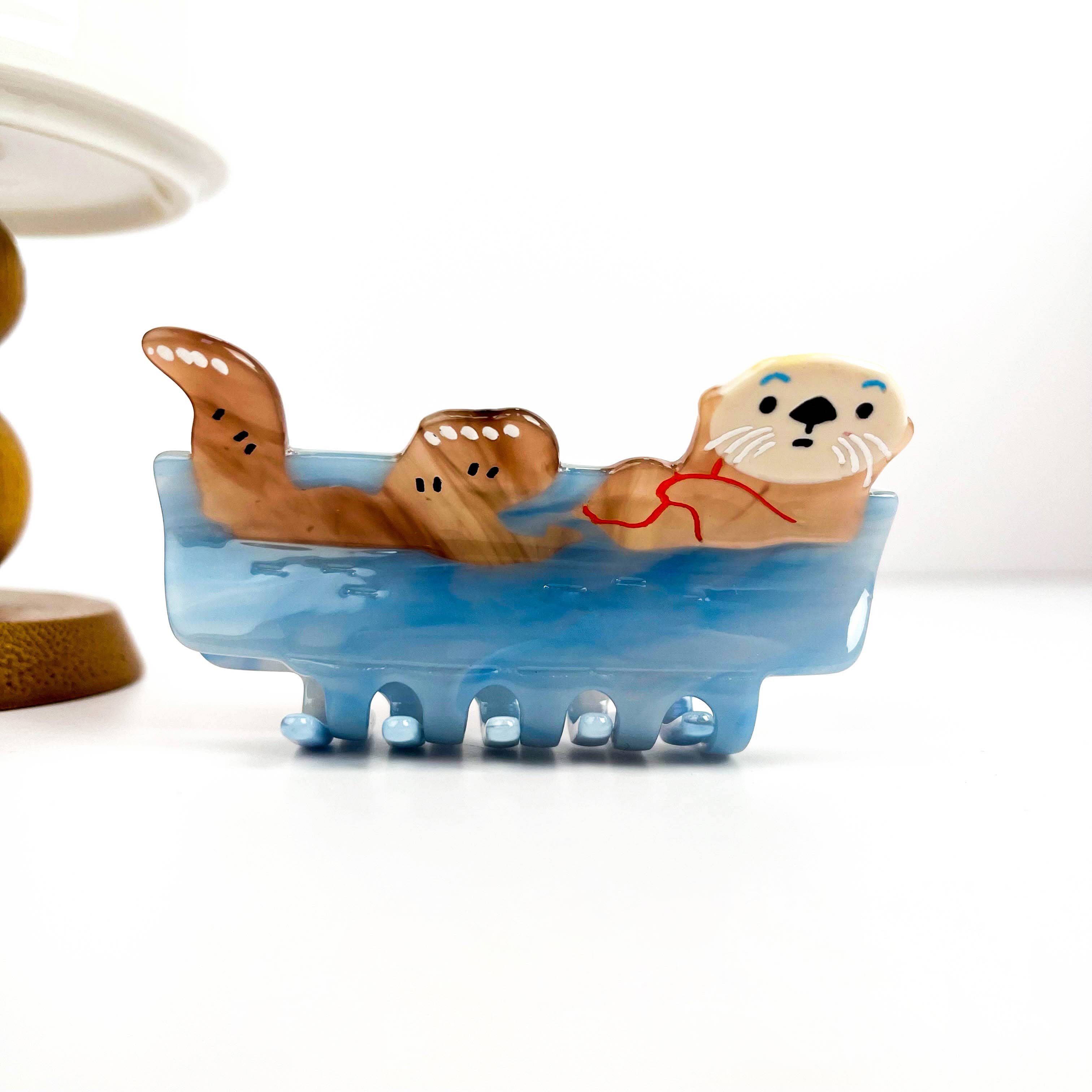 Cute Otter Hair Clip, Animal Claw Clip