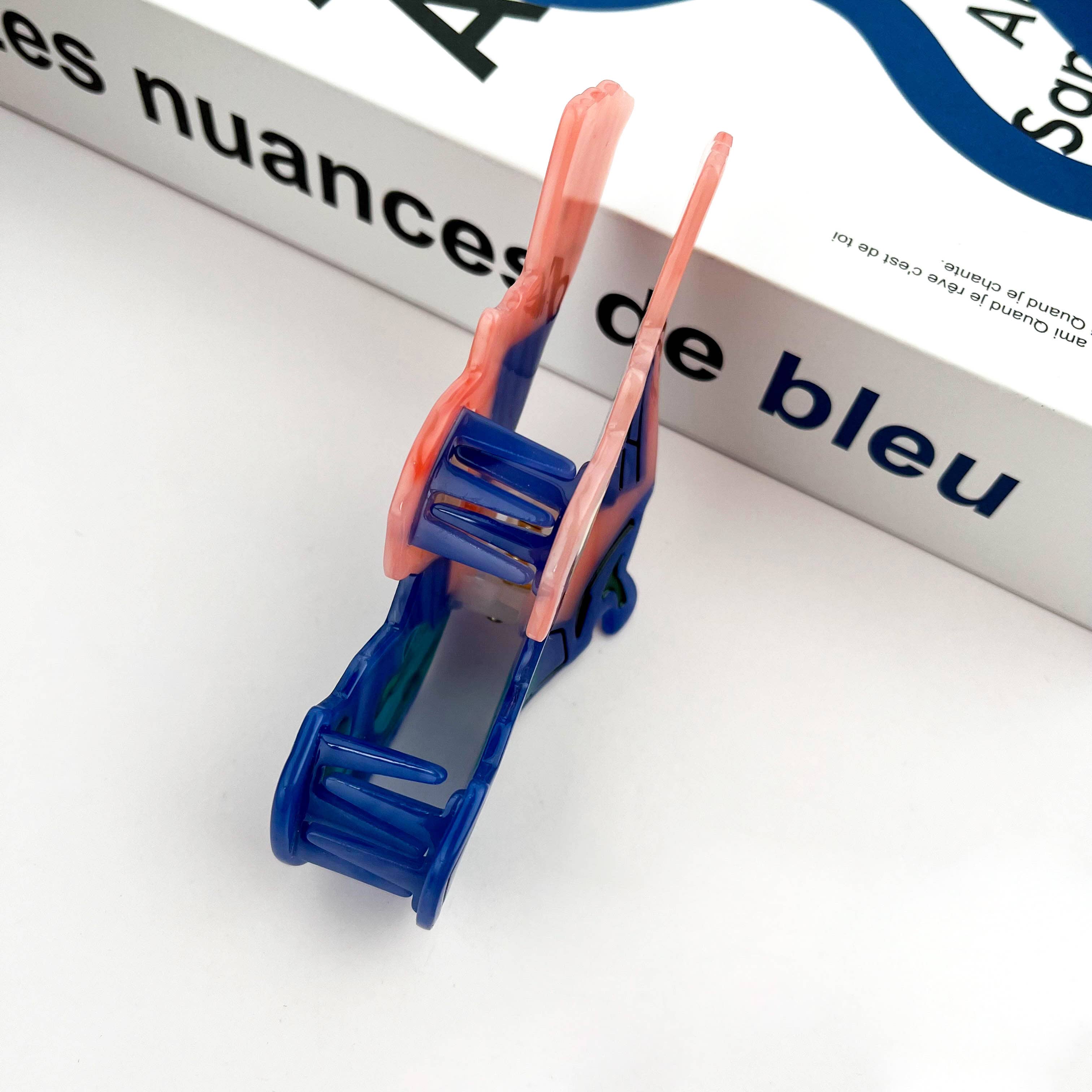 Pink Revolver Claw Clip, Acetate Hair Clip