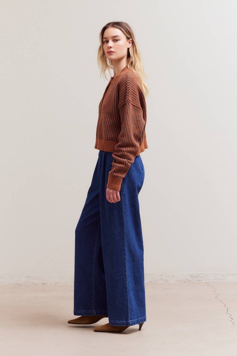 Classic Knitted Button-Up Cardigan
