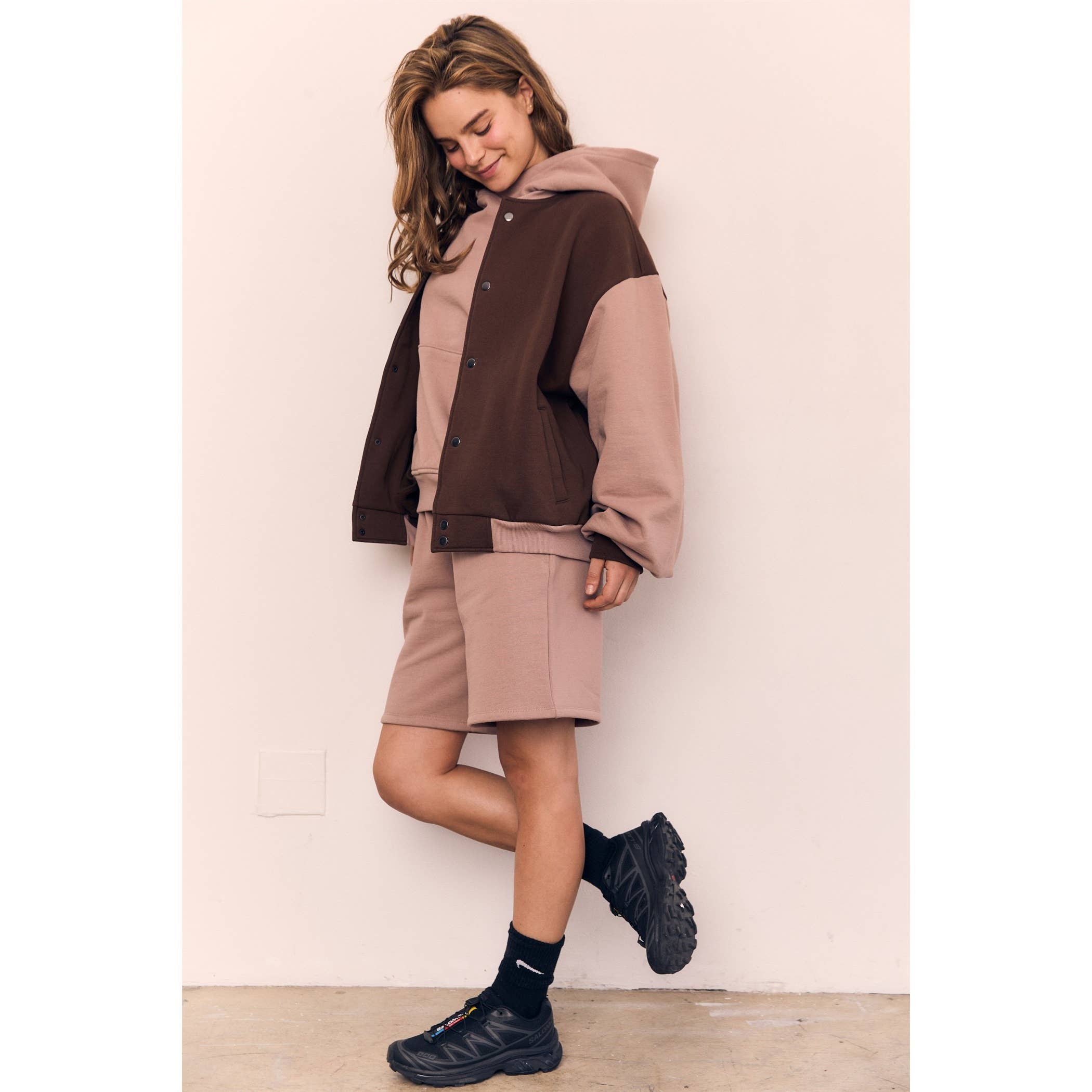 Organic Cotton Fleece Varsity Jacket