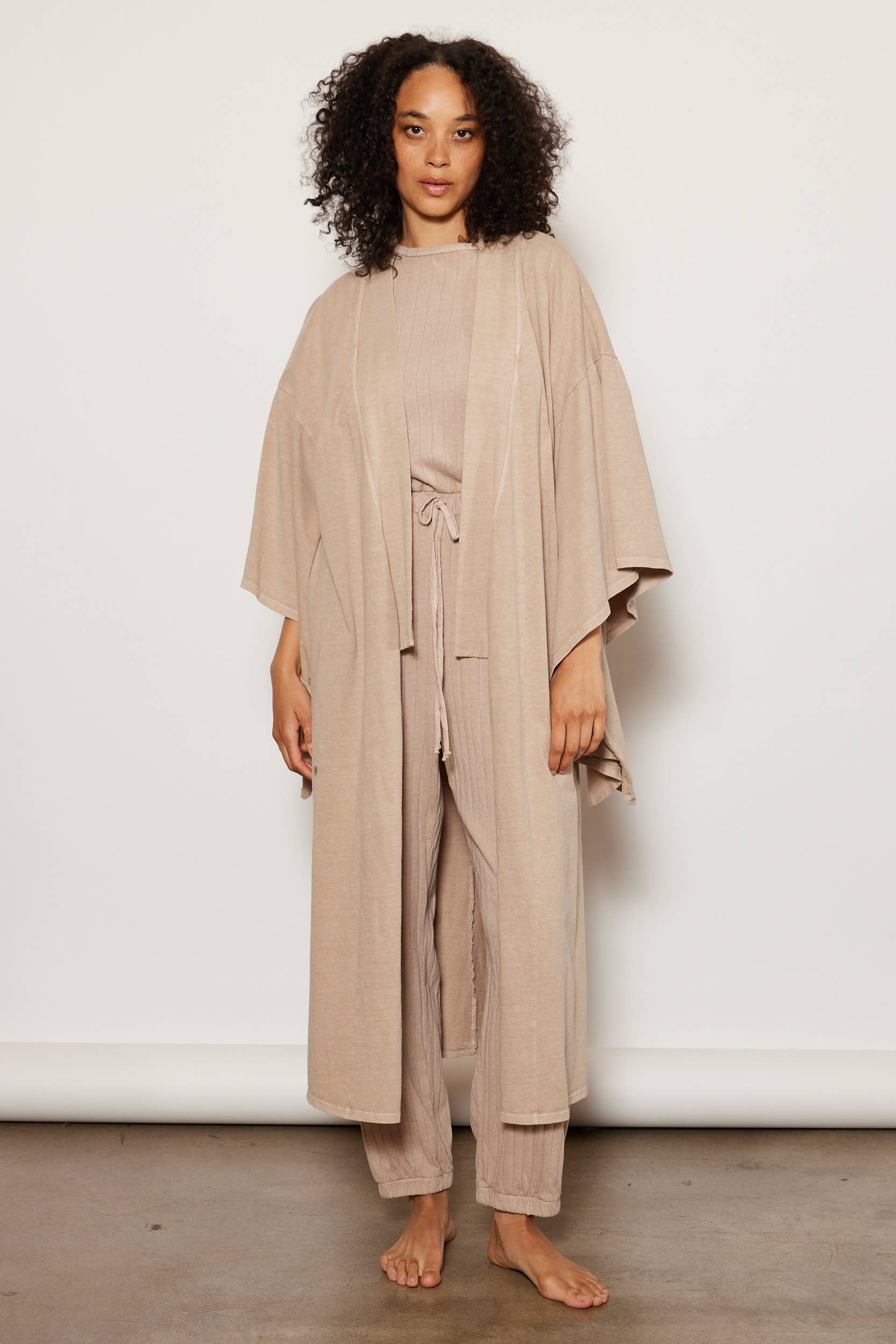 Dawn Robe in Sand
