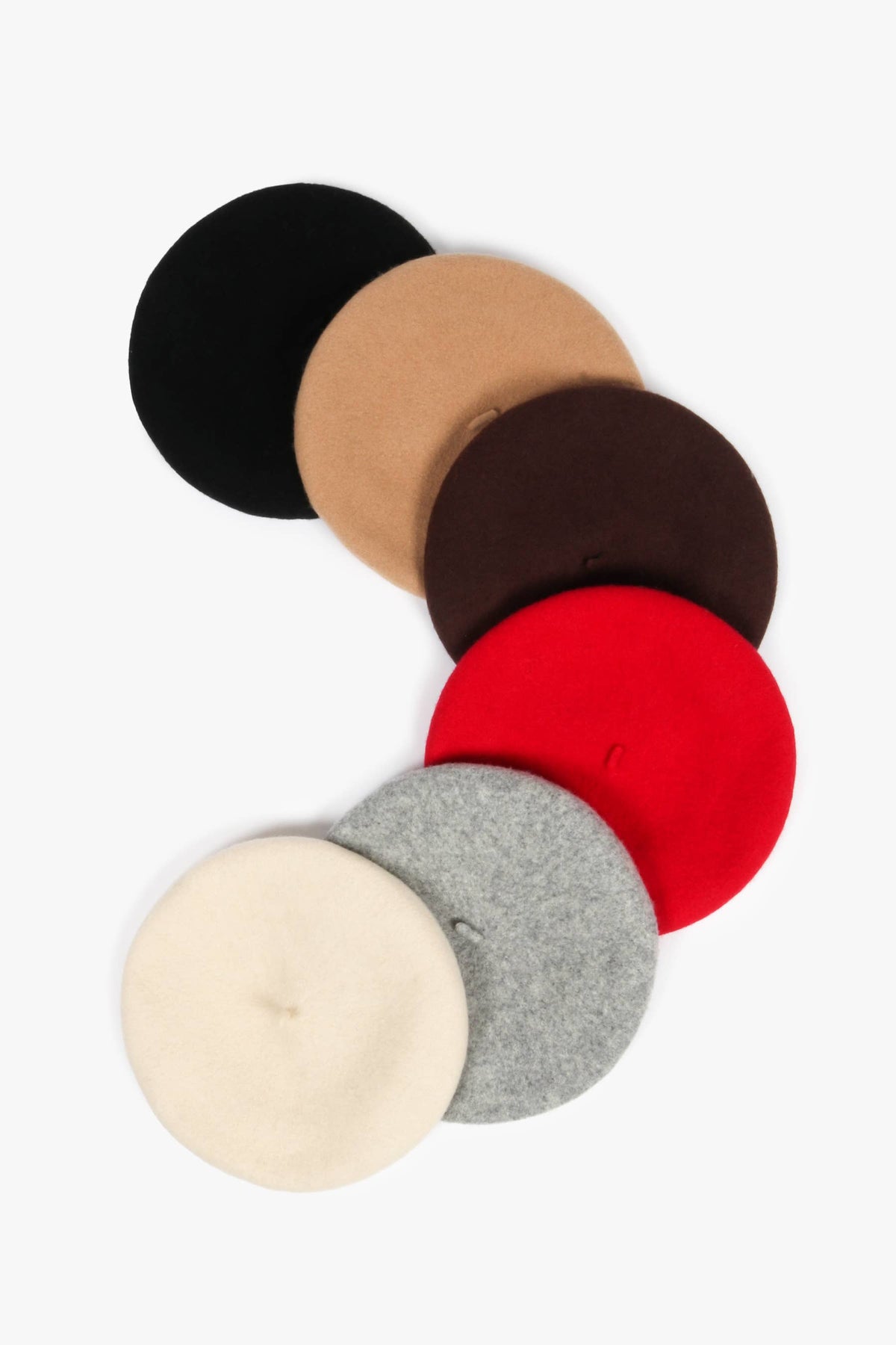 Solid Wool Beret Fall Winter Hats