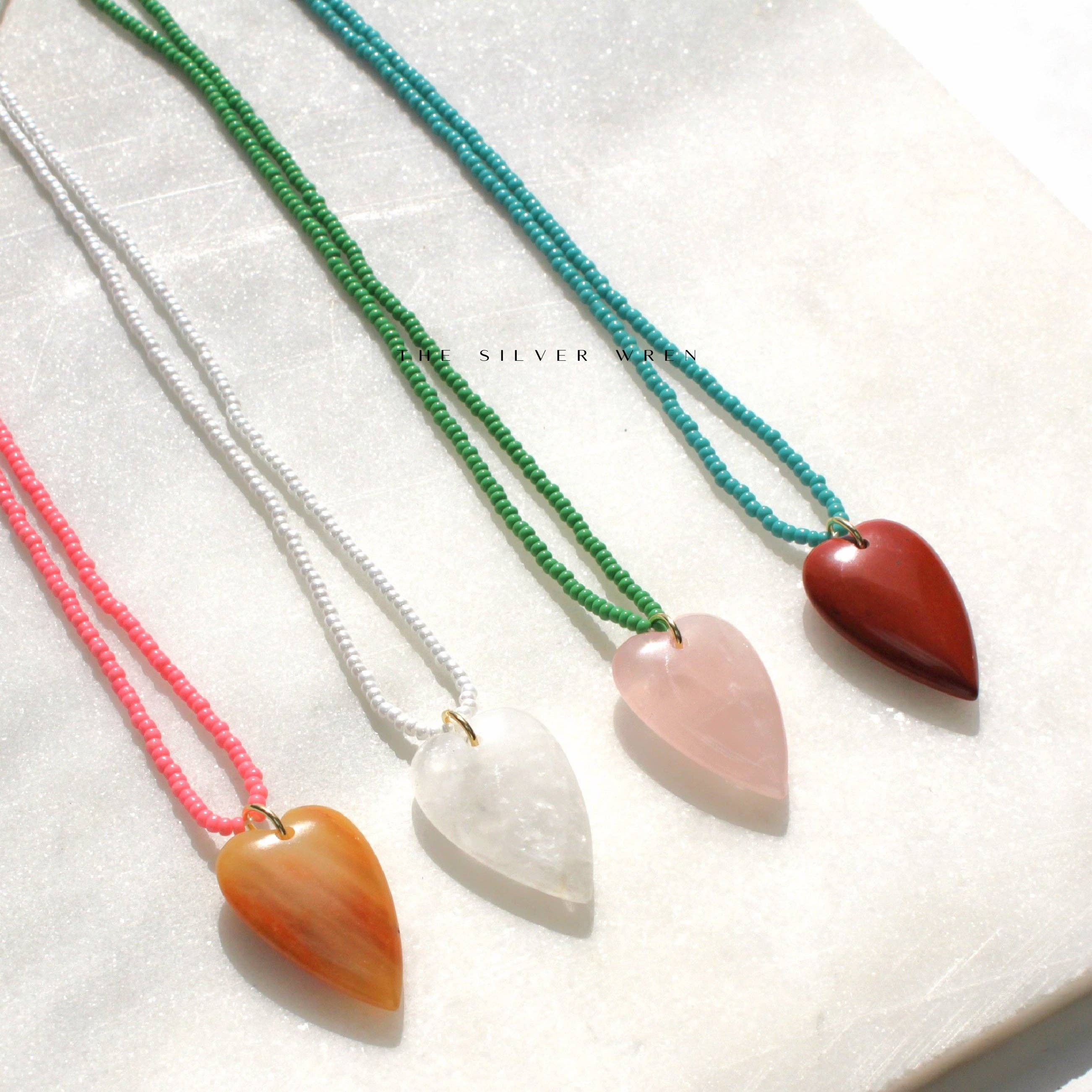 Esti Stone Heart Necklace