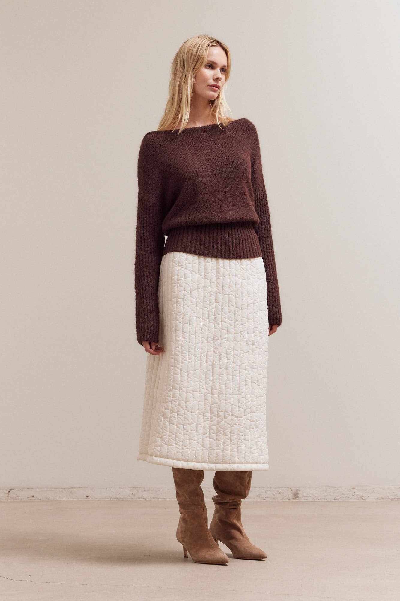 The Moonlit Off-Shoulder Sweater