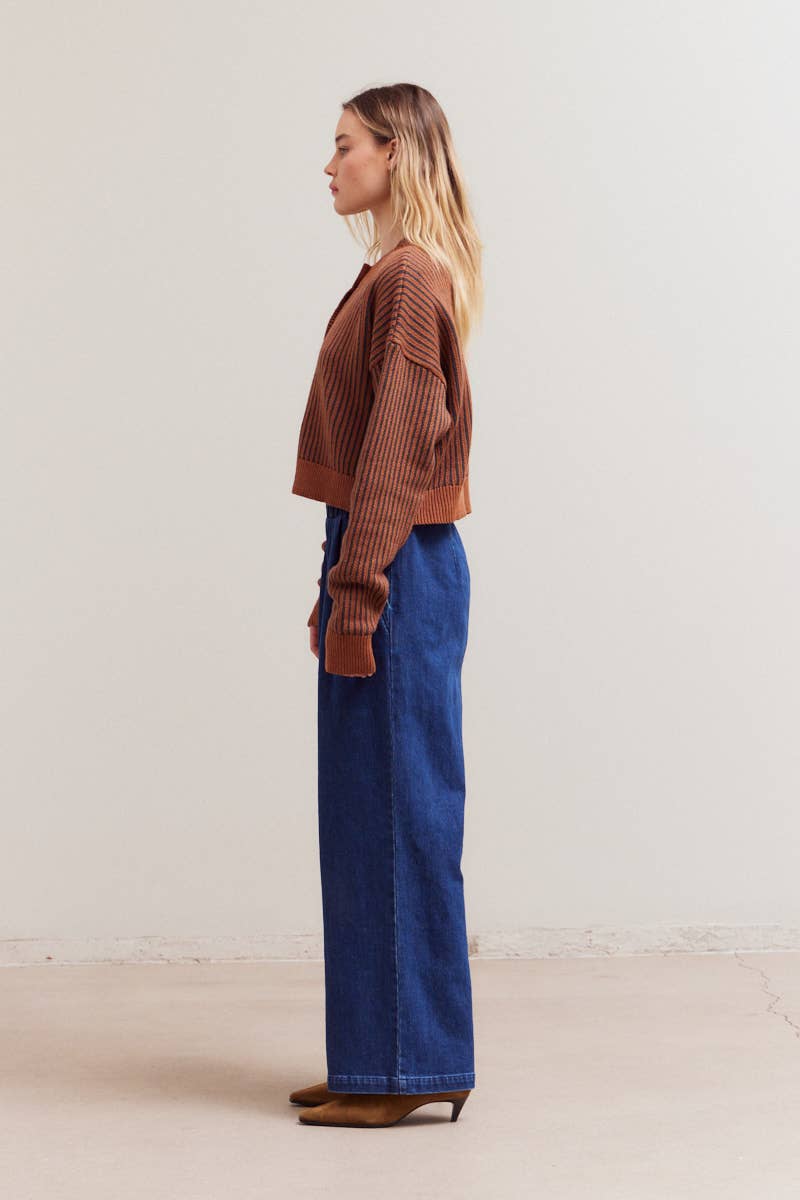 Classic Knitted Button-Up Cardigan