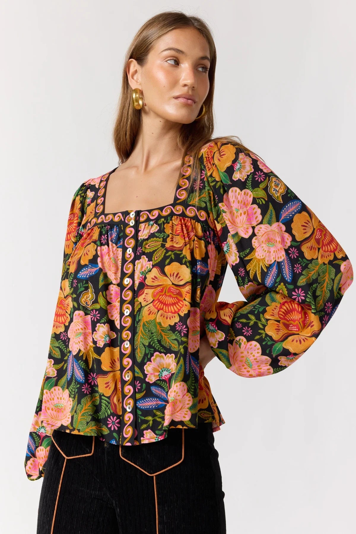 Rhiannon Blouse in Carnivale