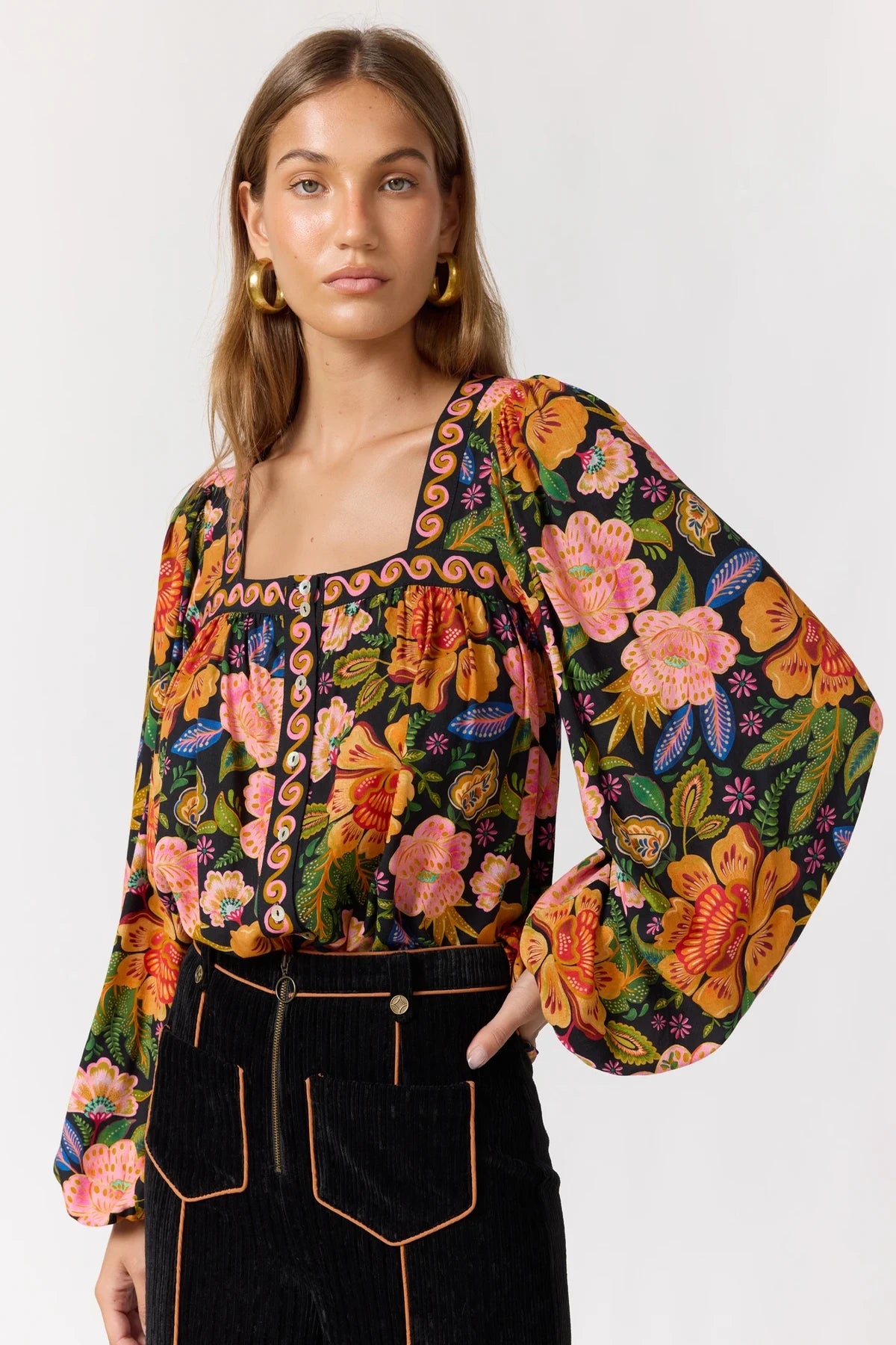 Rhiannon Blouse in Carnivale
