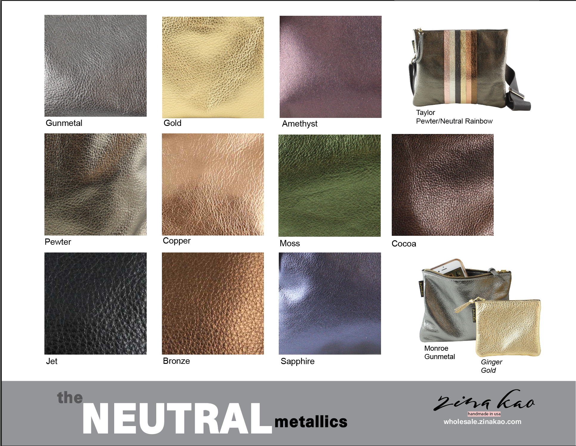 Metallic Leather Keychains: 5 SHAPES!