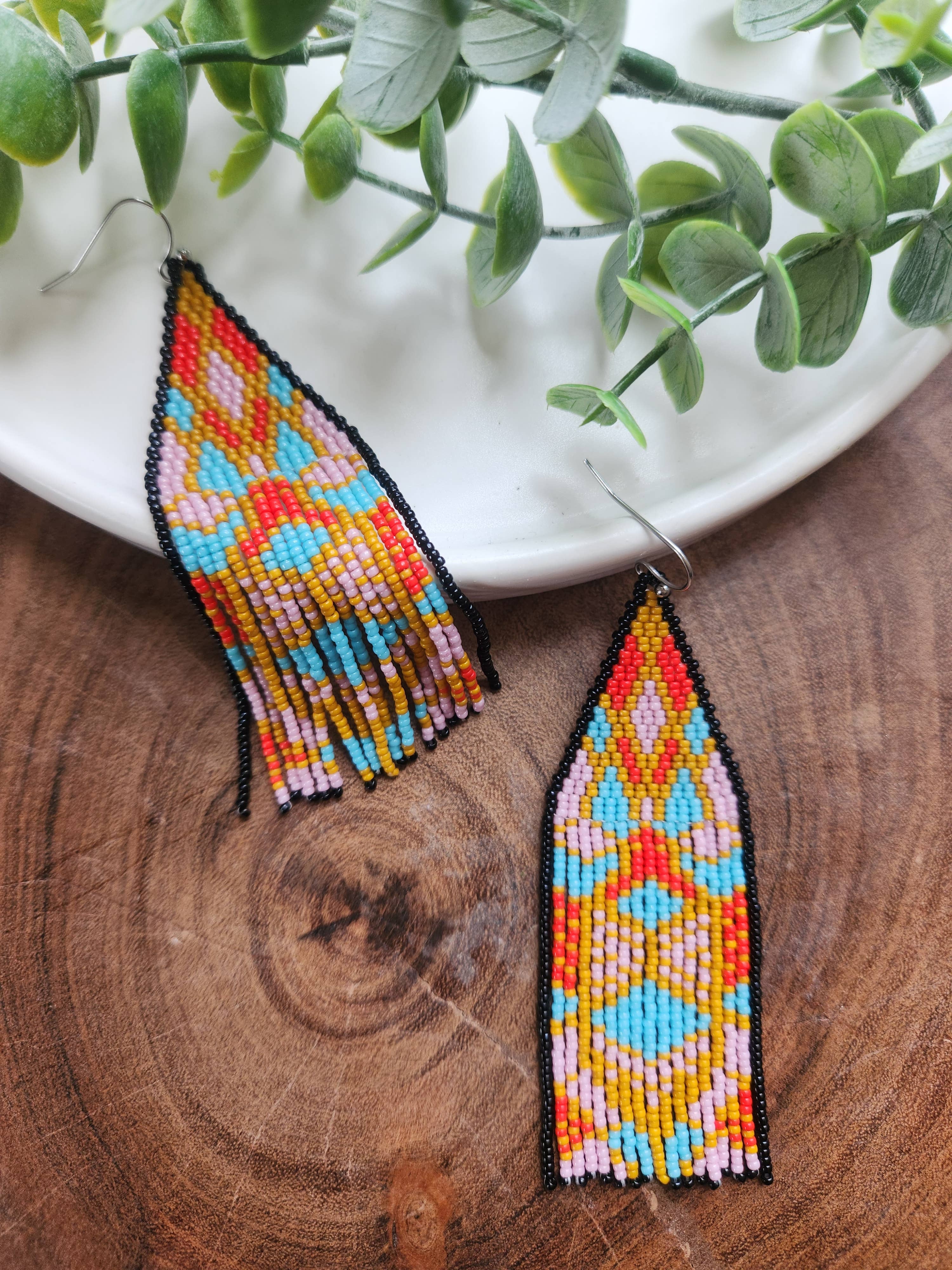Bright Stain Glass Fringe