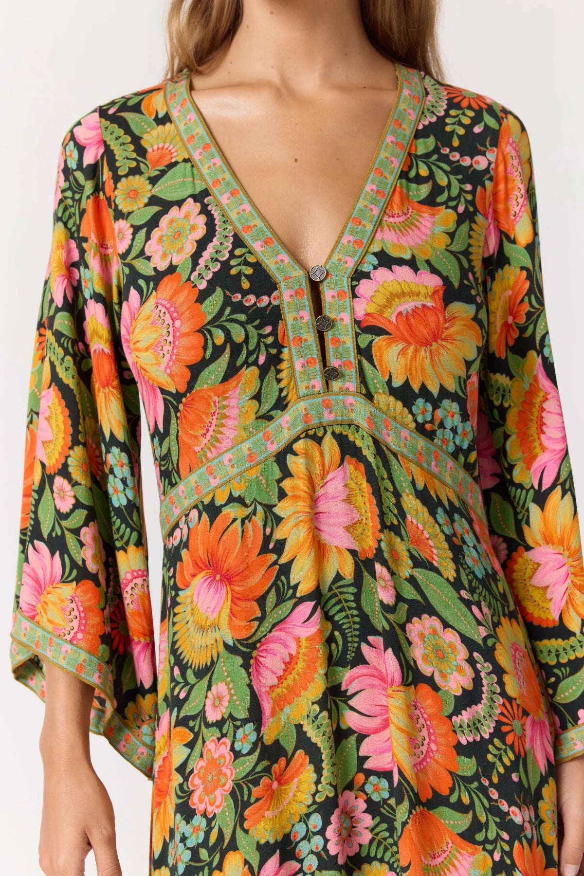 Empire Maxi Dress - Fiesta