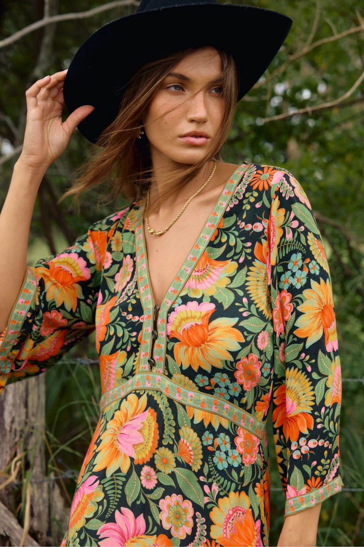 Empire Maxi Dress - Fiesta