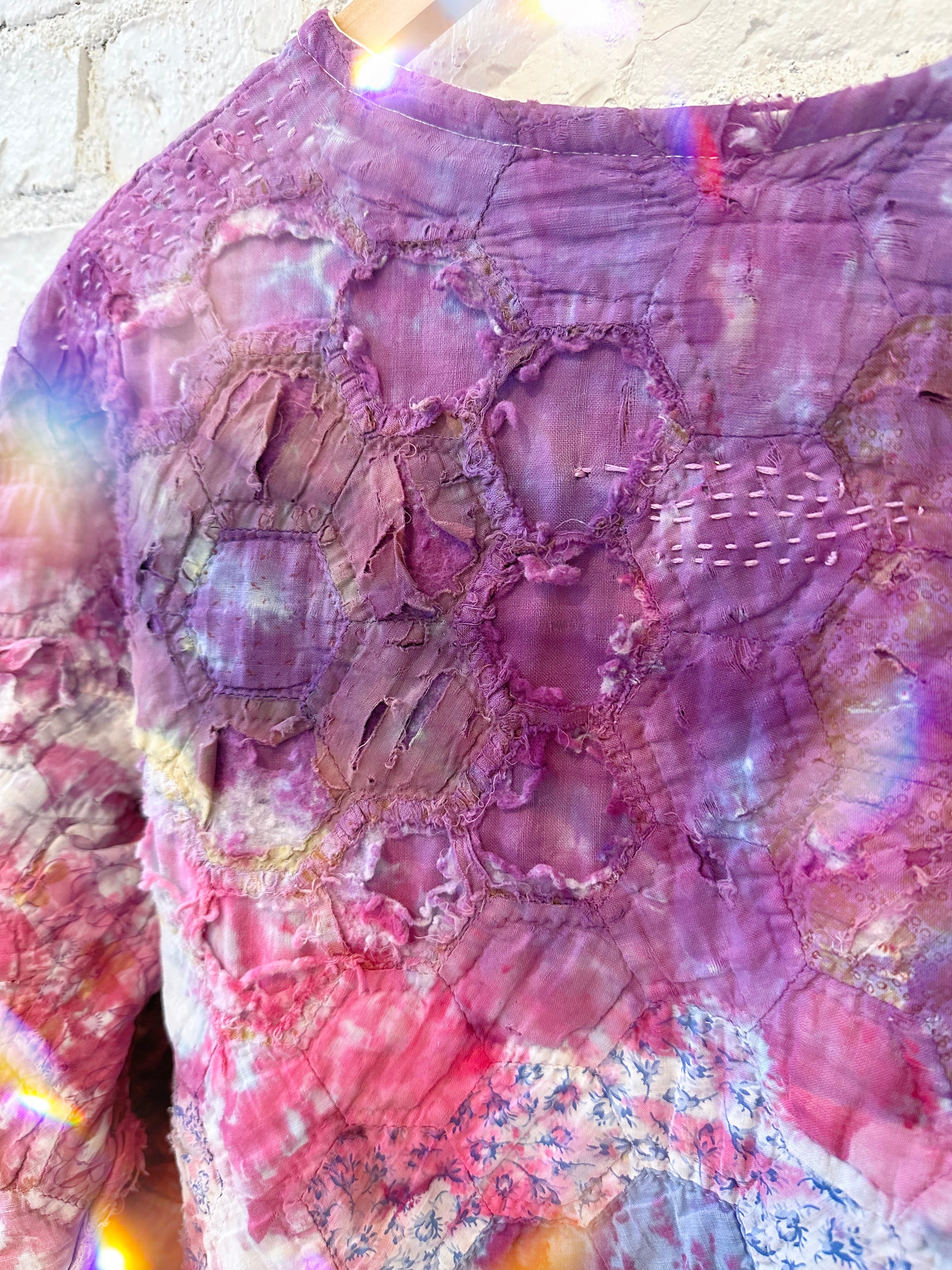 Old Friend Goods X Hum+Bee Quilted Jacket – Technicolor Meadow